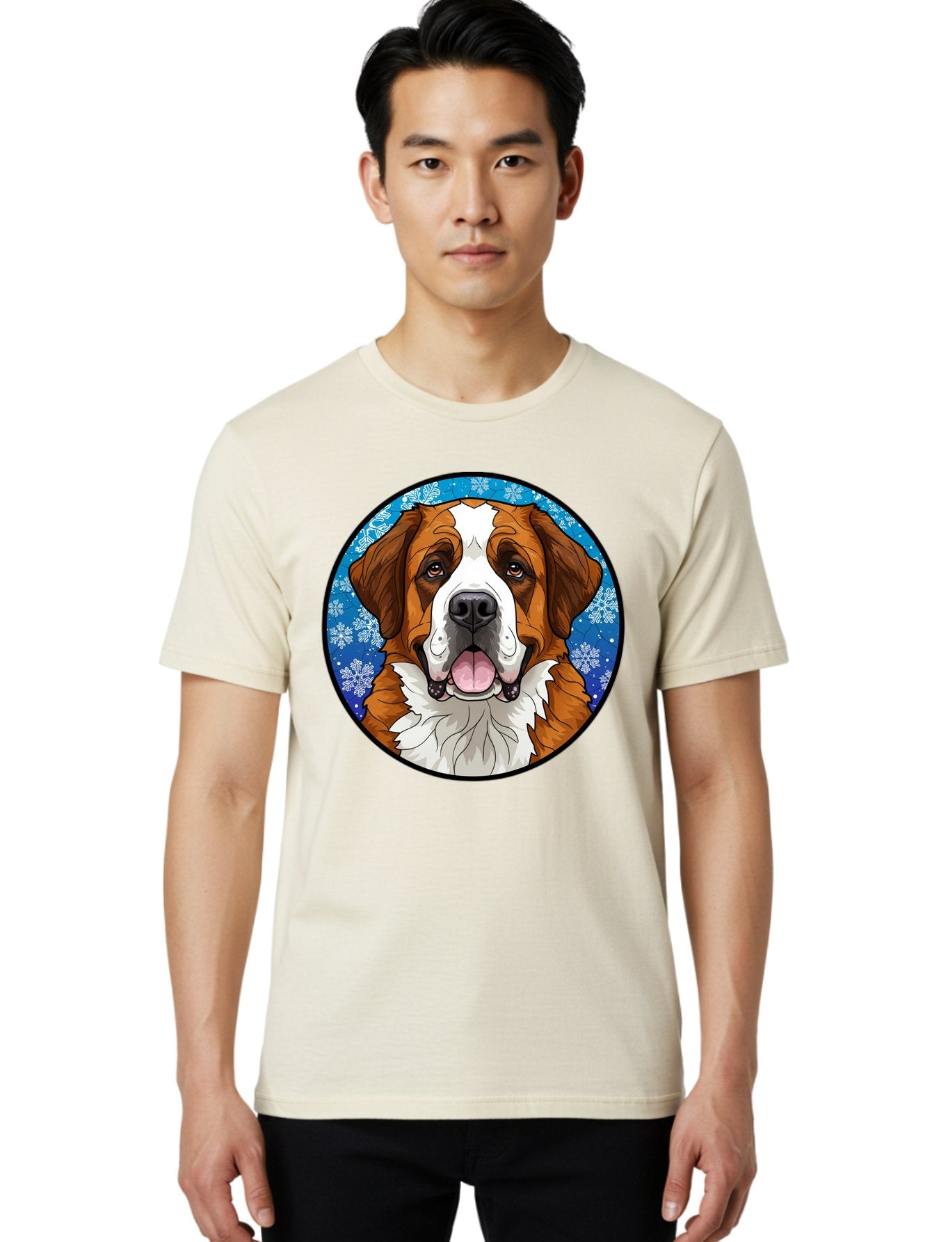 St-Bernard-Dog Men'S Graphic Tee, 100% Cotton, Comfortable Casual Summer Wear, Machine Washable, Vintage Camera, Old Camera, Antique Camera, Black Camera, Classic Photography, Photography Equipment, Nostalgic Device, Film Camera, Camera Art Bal391 27