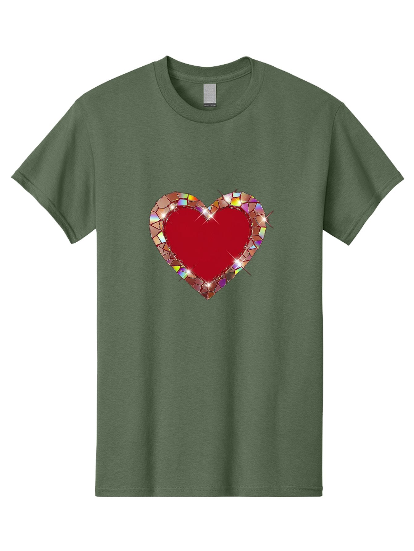 Stained-Glass-Heart Men'S Graphic Tee, 100% Cotton, Comfortable Casual Summer Wear, Machine Washable, Vintage Camera, Old Camera, Antique Camera, Black Camera, Classic Photography, Photography Equipment, Nostalgic Device, Film Camera, Bal392 10