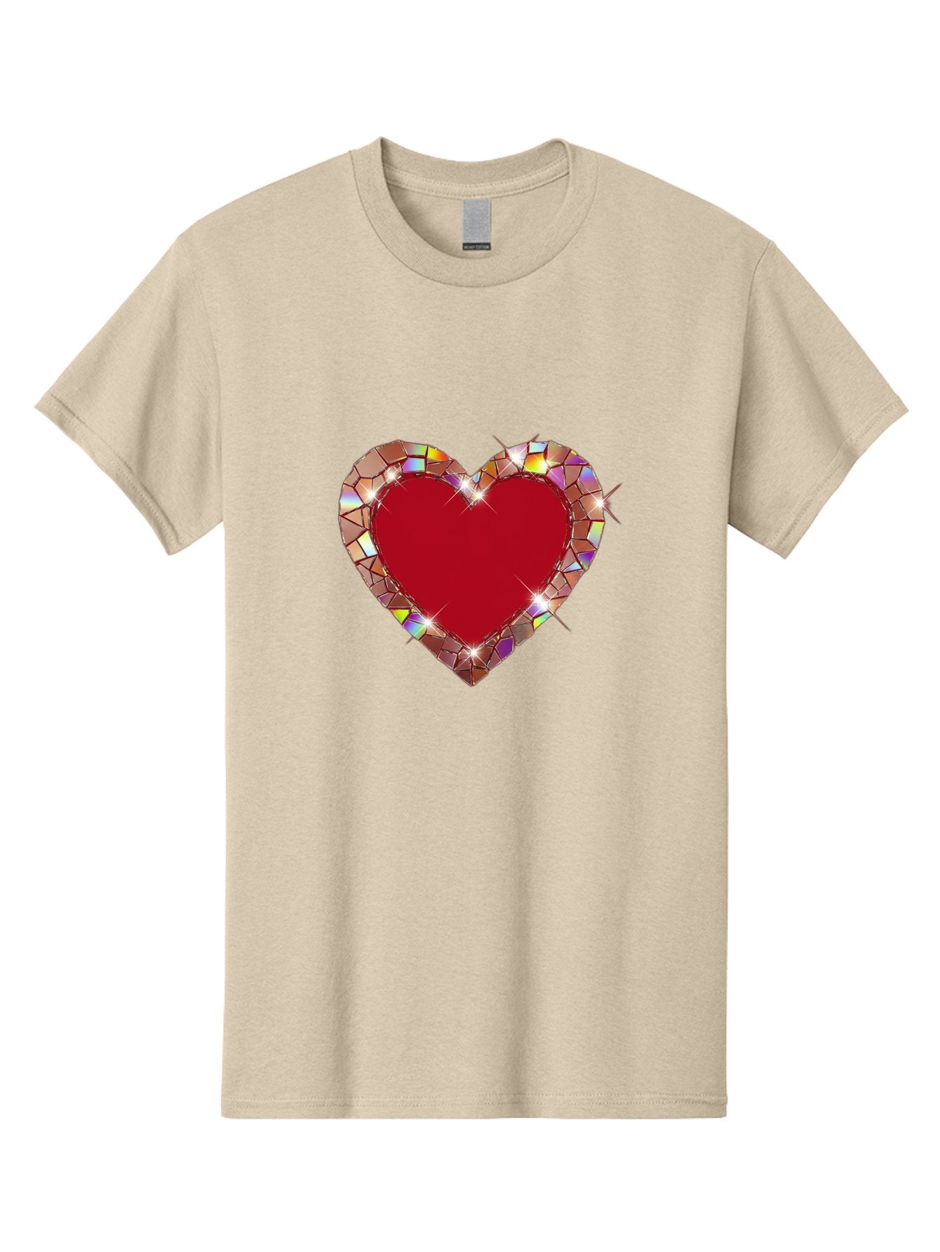 Stained-Glass-Heart Men'S Graphic Tee, 100% Cotton, Comfortable Casual Summer Wear, Machine Washable, Vintage Camera, Old Camera, Antique Camera, Black Camera, Classic Photography, Photography Equipment, Nostalgic Device, Film Camera, Bal392 3