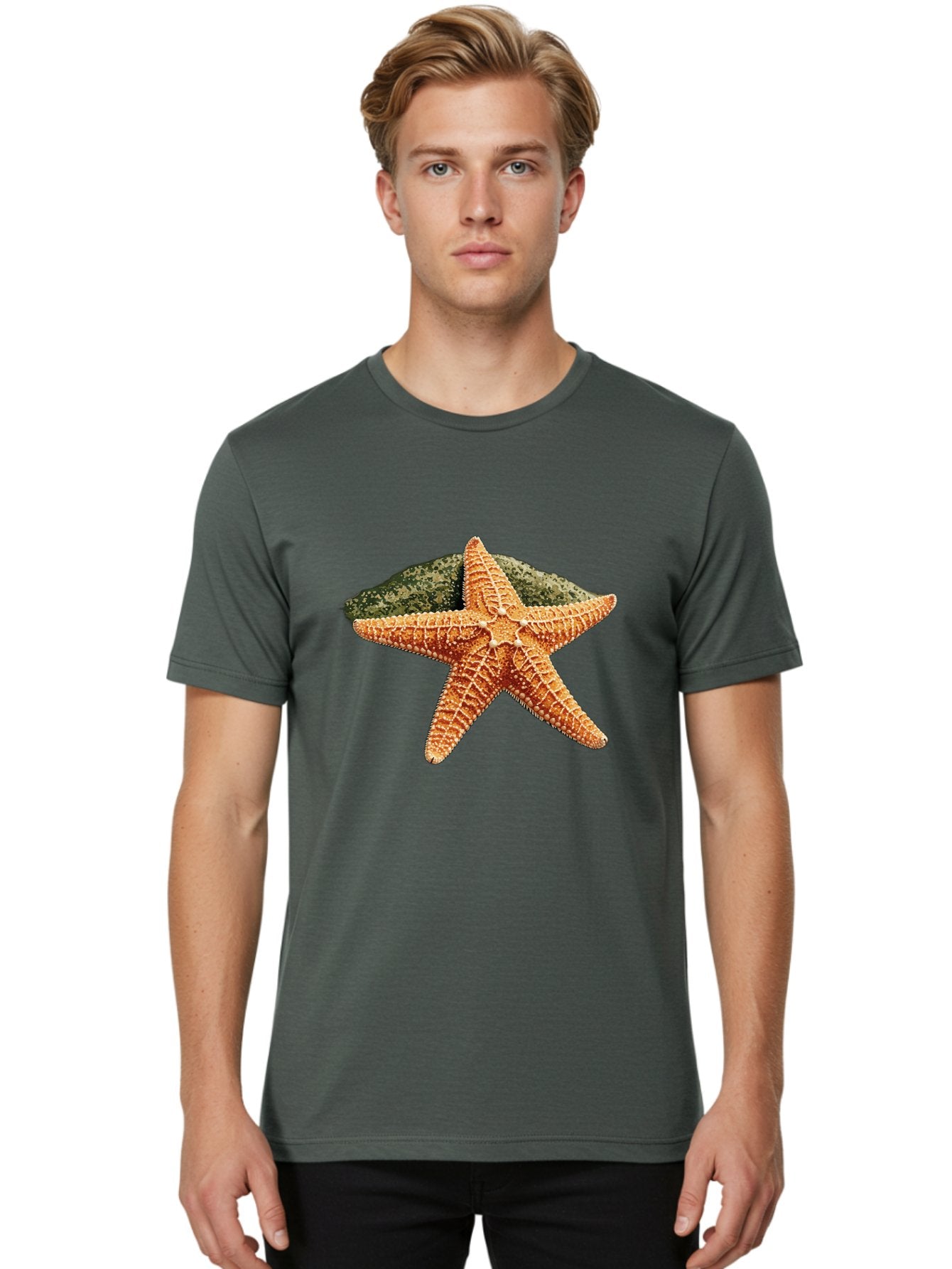 Starfish-3 Men'S Graphic Tee, 100% Cotton, Comfortable Casual Summer Wear, Machine Washable, Vintage Camera, Old Camera, Antique Camera, Black Camera, Classic Photography, Photography Equipment, Nostalgic Device, Film Camera, Camera Art Bal396 20