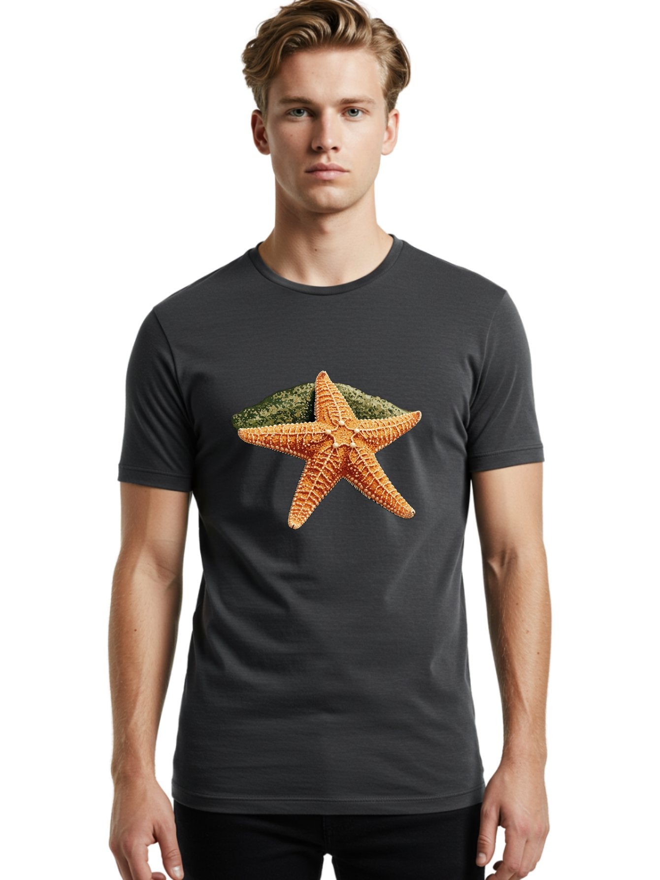 Starfish-3 Men'S Graphic Tee, 100% Cotton, Comfortable Casual Summer Wear, Machine Washable, Vintage Camera, Old Camera, Antique Camera, Black Camera, Classic Photography, Photography Equipment, Nostalgic Device, Film Camera, Camera Art Bal396 29