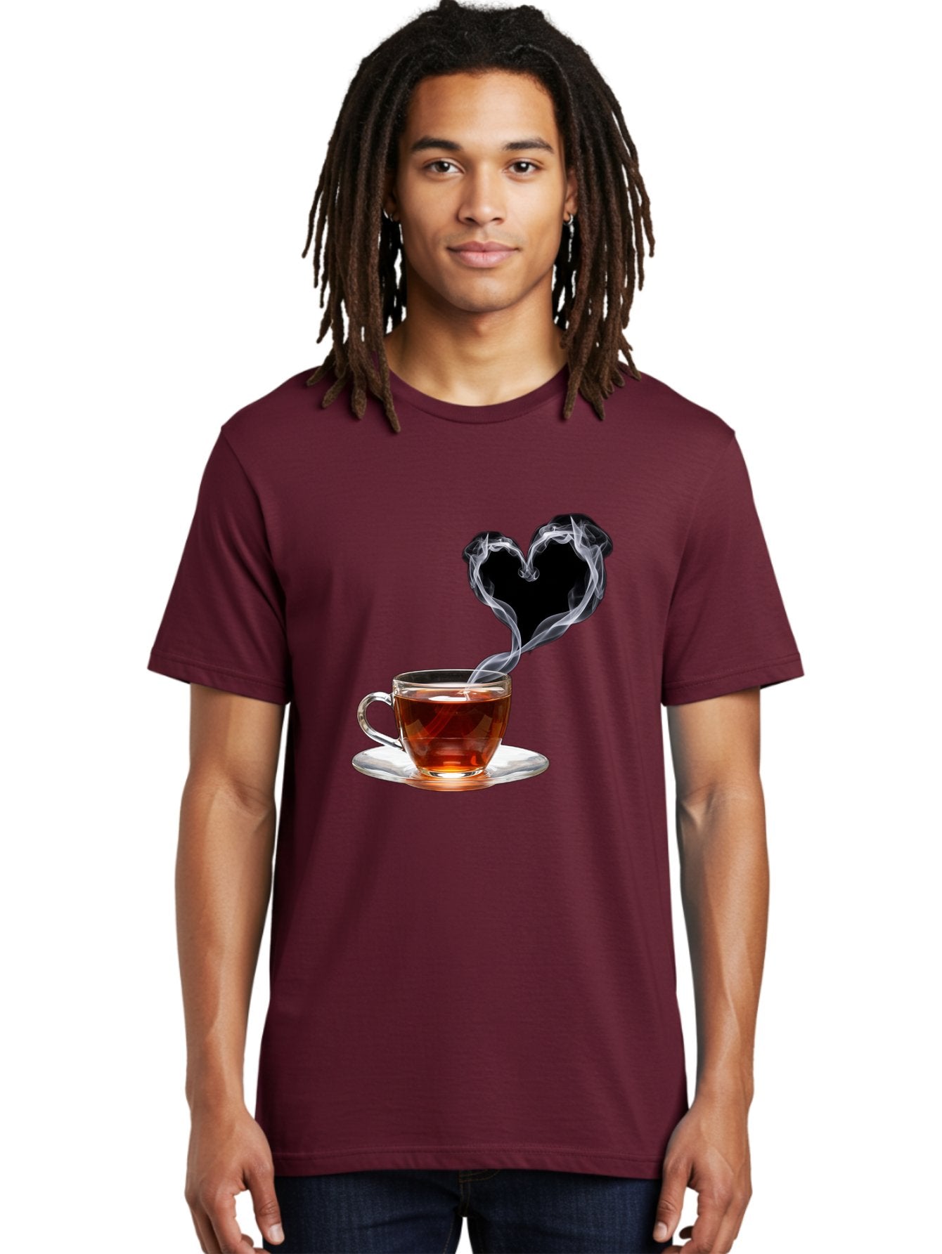 Steaming-Tea-Cup Men'S Graphic Tee, 100% Cotton, Comfortable Casual Summer Wear, Machine Washable, Vintage Camera, Old Camera, Antique Camera, Black Camera, Classic Photography, Photography Equipment, Nostalgic Device, Film Camera, Camera Art Bal406 20