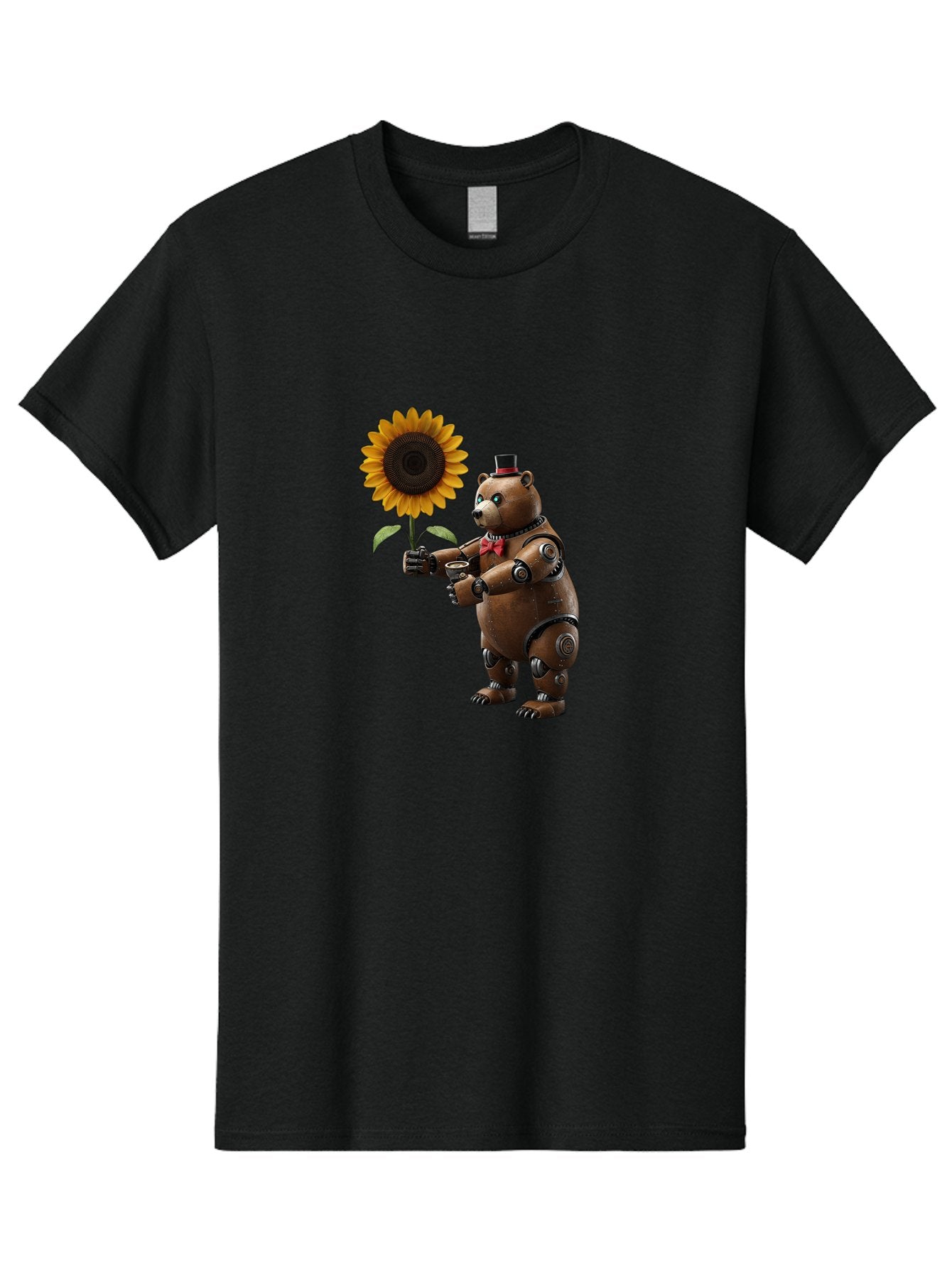 Steampunk-Bear Men'S Graphic Tee, 100% Cotton, Comfortable Casual Summer Wear, Machine Washable, Vintage Camera, Old Camera, Antique Camera, Black Camera, Classic Photography, Photography Equipment, Nostalgic Device, Film Camera, Camera Art Bal407 11