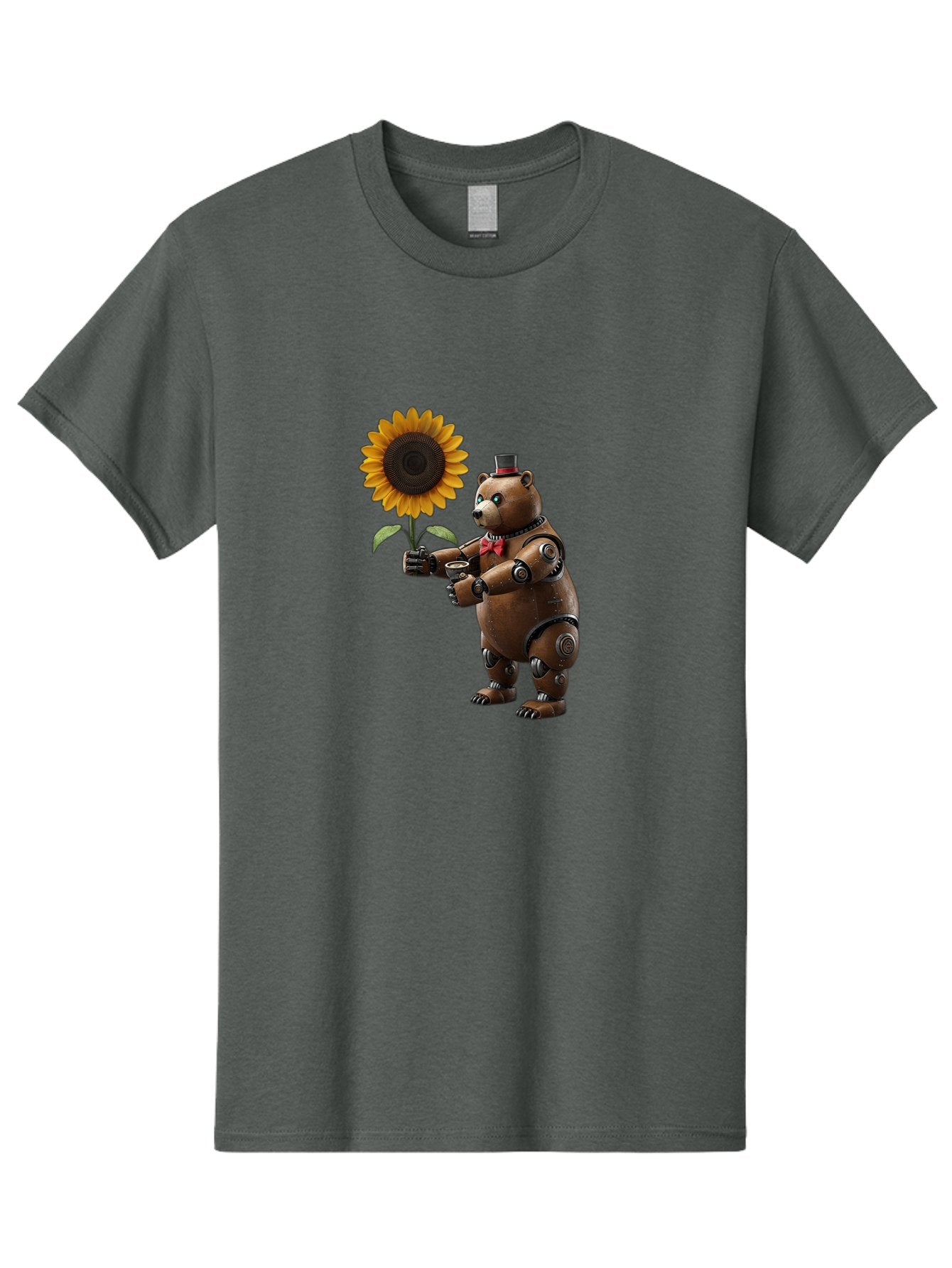 Steampunk-Bear Men'S Graphic Tee, 100% Cotton, Comfortable Casual Summer Wear, Machine Washable, Vintage Camera, Old Camera, Antique Camera, Black Camera, Classic Photography, Photography Equipment, Nostalgic Device, Film Camera, Camera Art Bal407 13