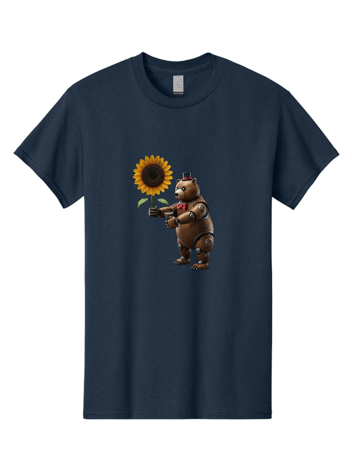 Steampunk-Bear Men'S Graphic Tee, 100% Cotton, Comfortable Casual Summer Wear, Machine Washable, Vintage Camera, Old Camera, Antique Camera, Black Camera, Classic Photography, Photography Equipment, Nostalgic Device, Film Camera, Camera Art Bal407 6