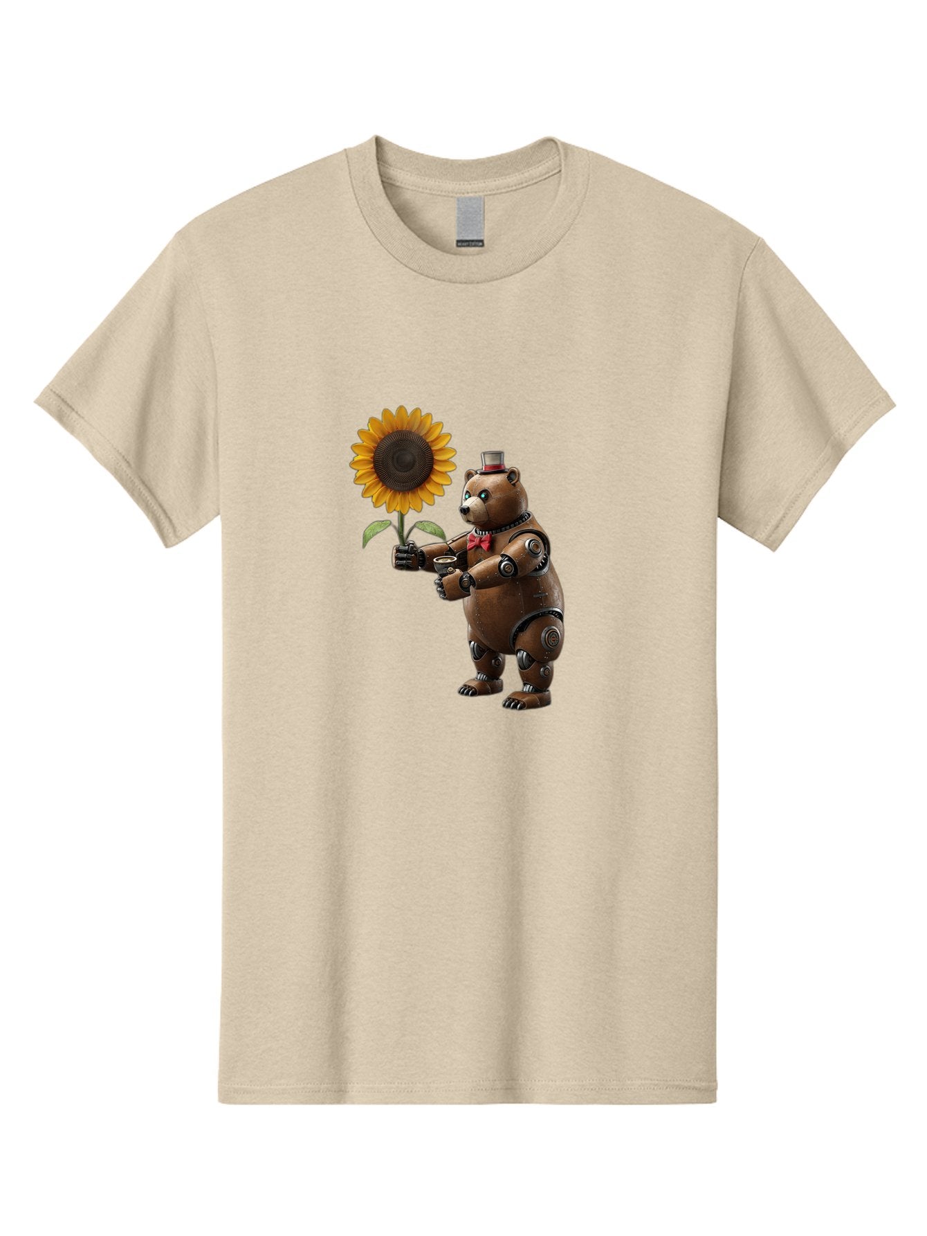 Steampunk-Bear Men'S Graphic Tee, 100% Cotton, Comfortable Casual Summer Wear, Machine Washable, Vintage Camera, Old Camera, Antique Camera, Black Camera, Classic Photography, Photography Equipment, Nostalgic Device, Film Camera, Camera Art Bal407