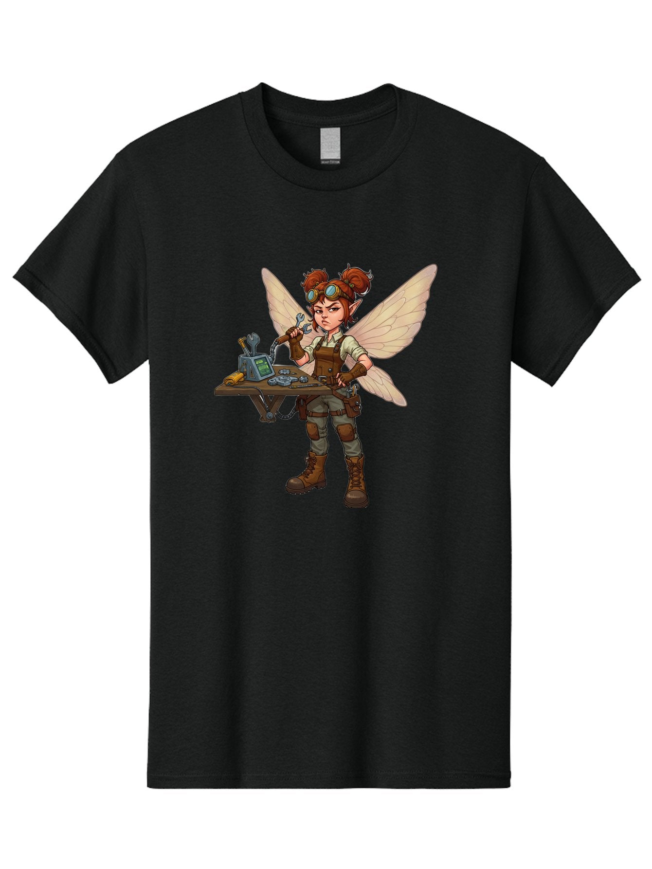 Steampunk-Fairy Men'S Graphic Tee, 100% Cotton, Comfortable Casual Summer Wear, Machine Washable, Vintage Camera, Old Camera, Antique Camera, Black Camera, Classic Photography, Photography Equipment, Nostalgic Device, Film Camera, Camera Art Bal411 13