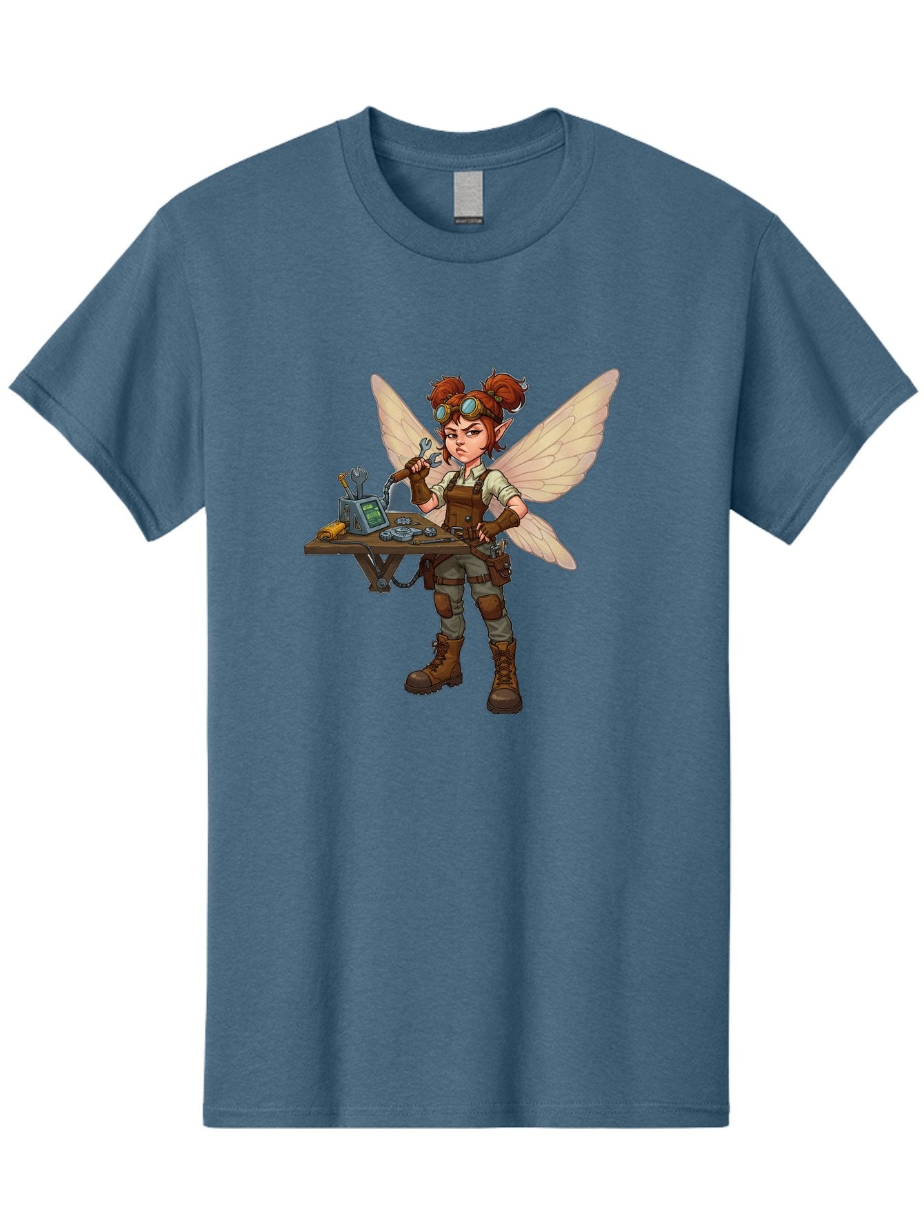 Steampunk-Fairy Men'S Graphic Tee, 100% Cotton, Comfortable Casual Summer Wear, Machine Washable, Vintage Camera, Old Camera, Antique Camera, Black Camera, Classic Photography, Photography Equipment, Nostalgic Device, Film Camera, Camera Art Bal411