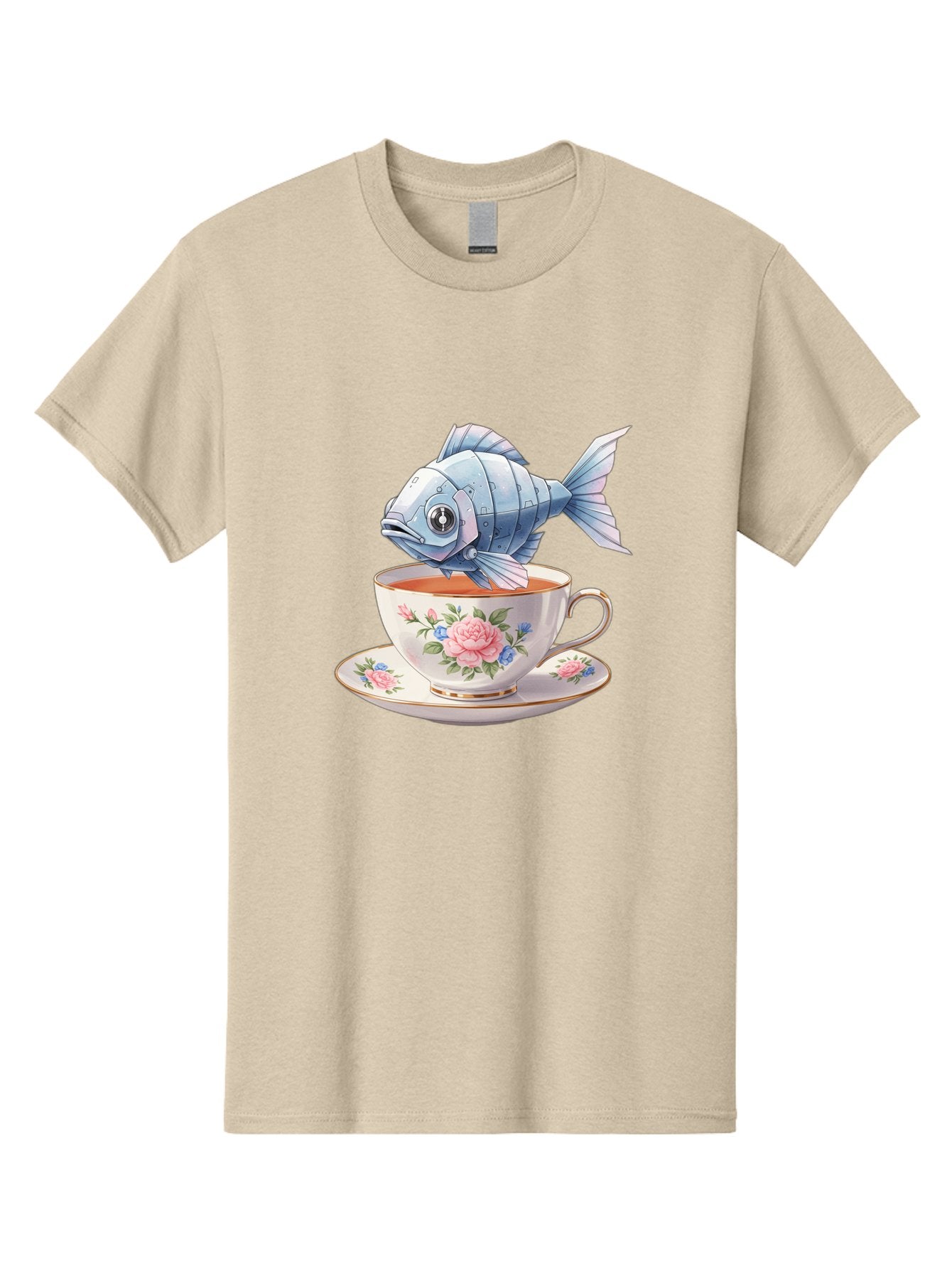 Steampunk-Fish-Tea Men'S Graphic Tee, 100% Cotton, Comfortable Casual Summer Wear, Machine Washable, Vintage Camera, Old Camera, Antique Camera, Black Camera, Classic Photography, Photography Equipment, Nostalgic Device, Film Camera, Bal418 5