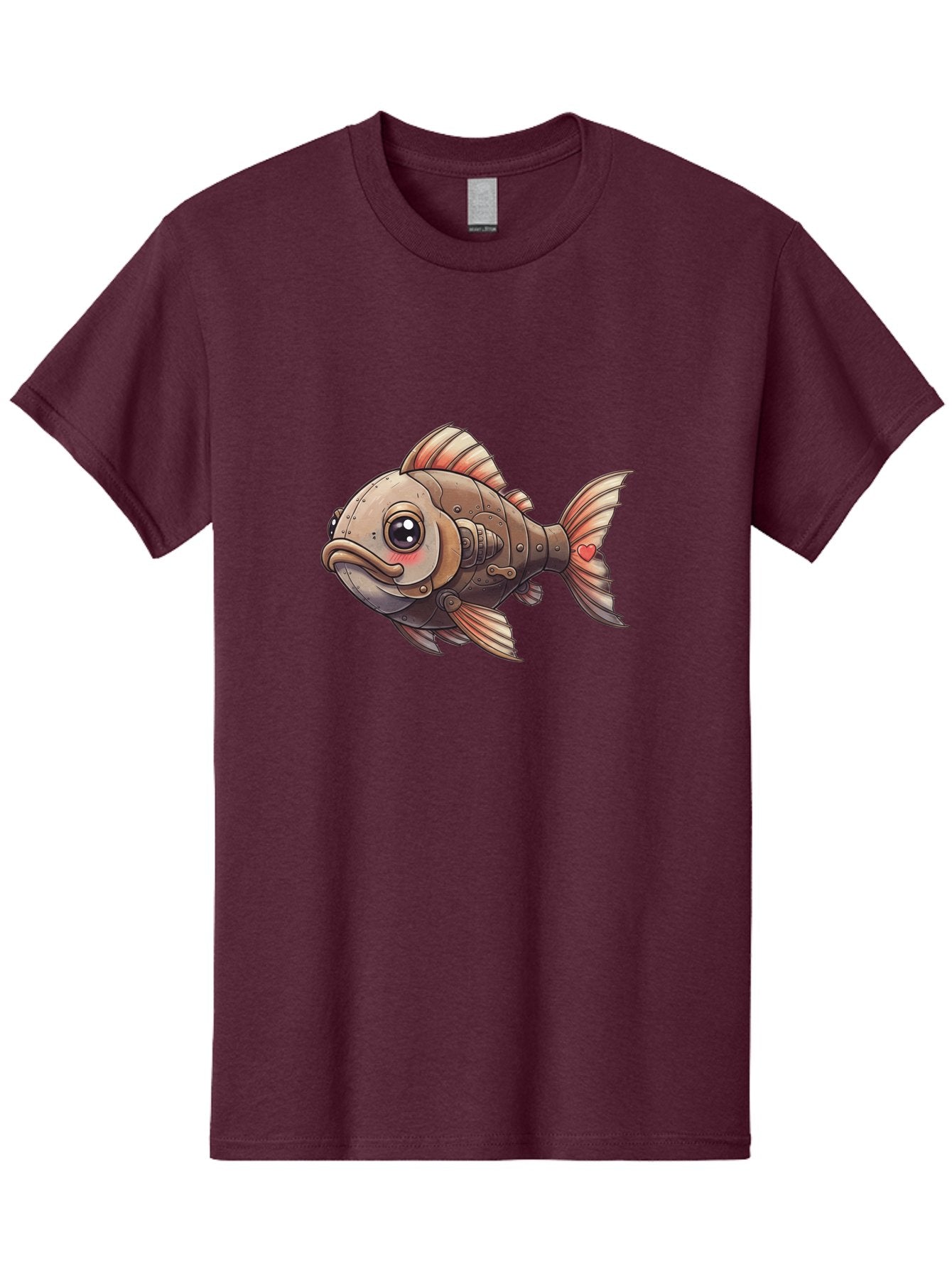 Steampunk-Fish Men'S Graphic Tee, 100% Cotton, Comfortable Casual Summer Wear, Machine Washable, Vintage Camera, Old Camera, Antique Camera, Black Camera, Classic Photography, Photography Equipment, Nostalgic Device, Film Camera, Camera Art Bal419 15