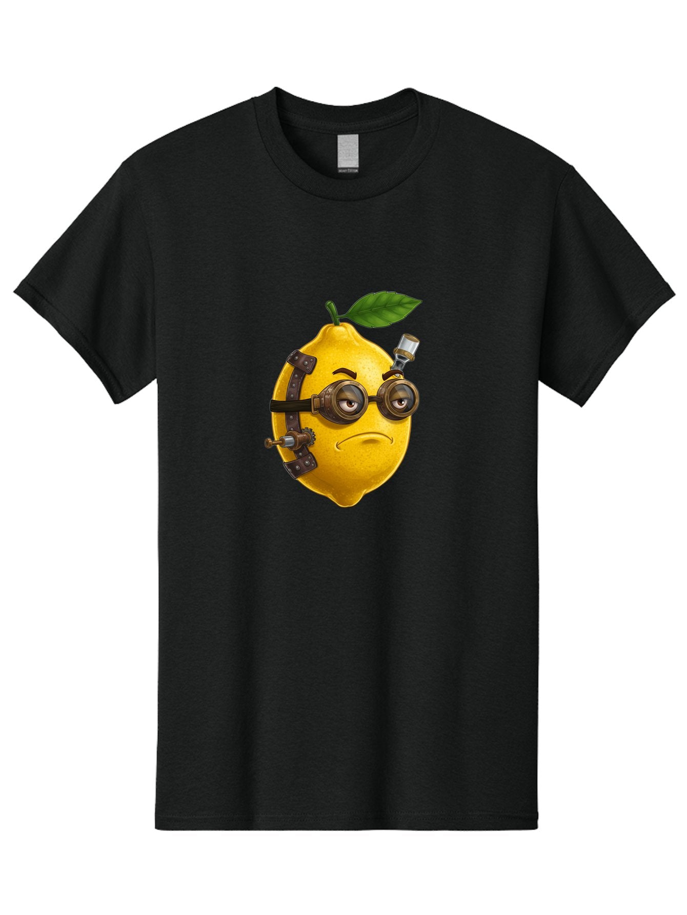 Steampunk-Lemon Men'S Graphic Tee, 100% Cotton, Comfortable Casual Summer Wear, Machine Washable, Vintage Camera, Old Camera, Antique Camera, Black Camera, Classic Photography, Photography Equipment, Nostalgic Device, Film Camera, Camera Art Bal420 8
