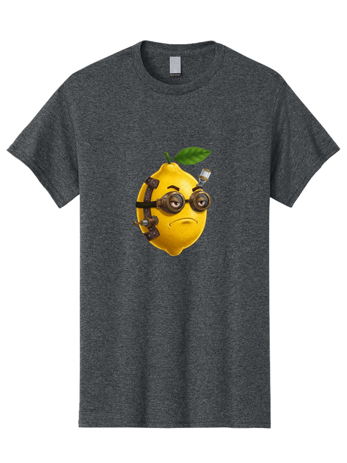 Steampunk-Lemon Men'S Graphic Tee, 100% Cotton, Comfortable Casual Summer Wear, Machine Washable, Vintage Camera, Old Camera, Antique Camera, Black Camera, Classic Photography, Photography Equipment, Nostalgic Device, Film Camera, Camera Art Bal420 7