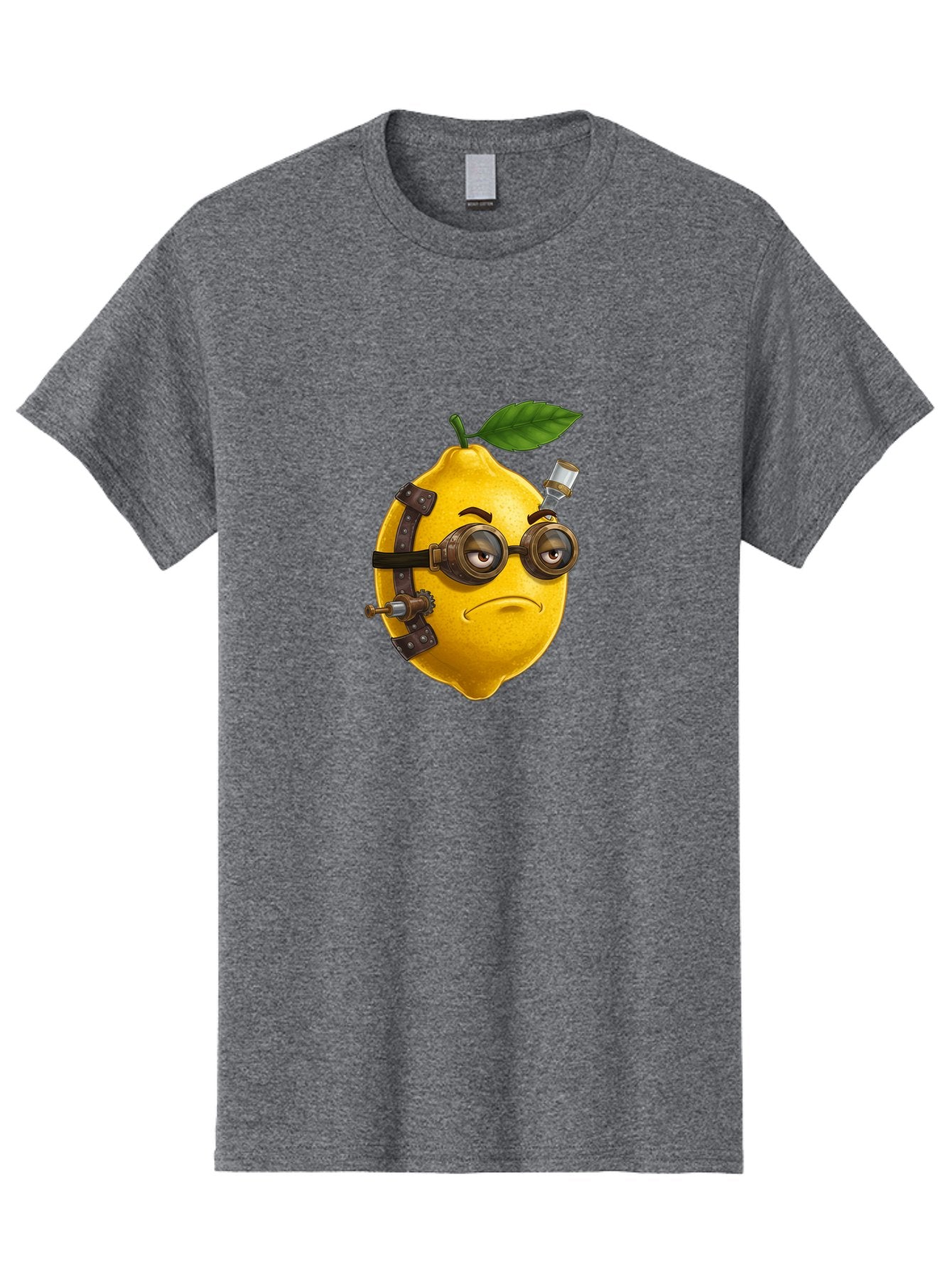 Steampunk-Lemon Men'S Graphic Tee, 100% Cotton, Comfortable Casual Summer Wear, Machine Washable, Vintage Camera, Old Camera, Antique Camera, Black Camera, Classic Photography, Photography Equipment, Nostalgic Device, Film Camera, Camera Art Bal420 4