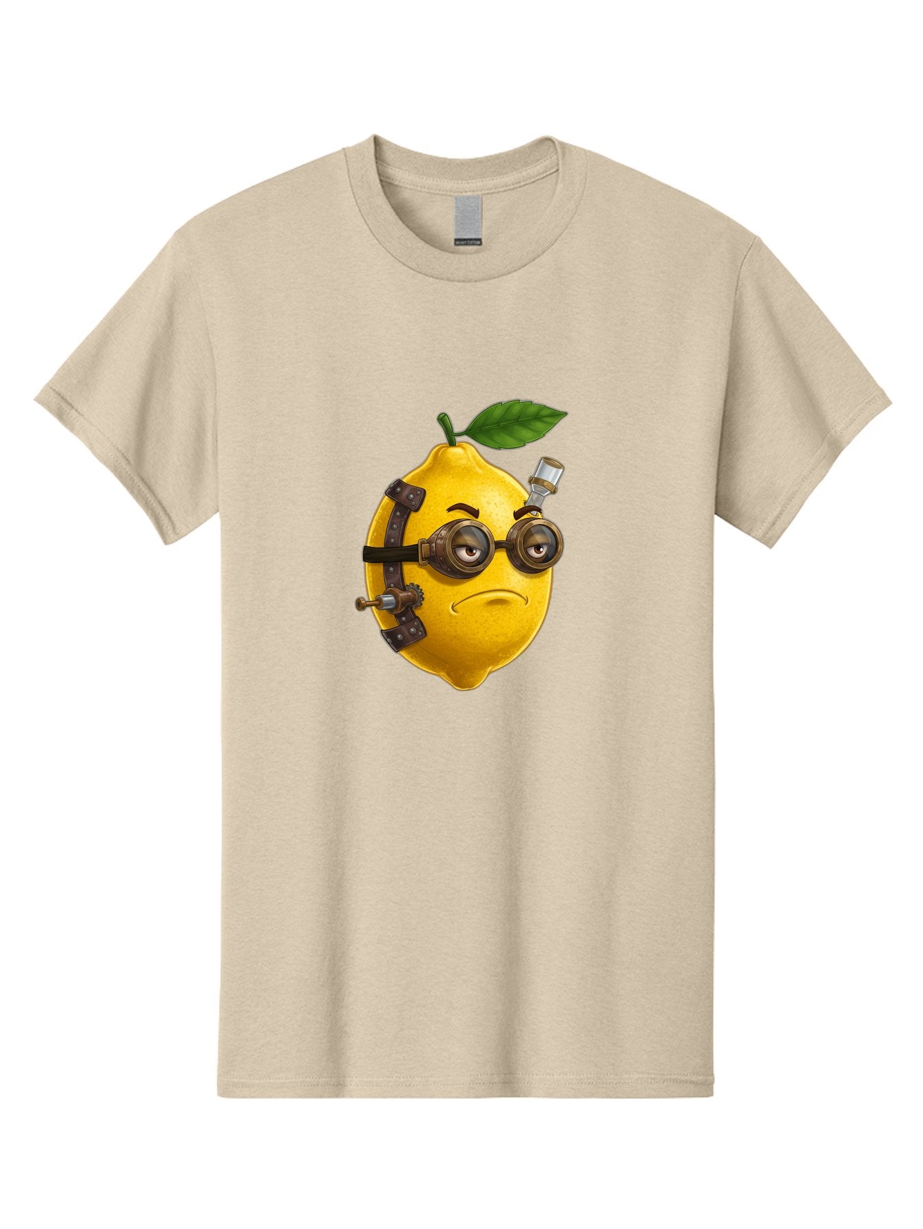 Steampunk-Lemon Men'S Graphic Tee, 100% Cotton, Comfortable Casual Summer Wear, Machine Washable, Vintage Camera, Old Camera, Antique Camera, Black Camera, Classic Photography, Photography Equipment, Nostalgic Device, Film Camera, Camera Art Bal420