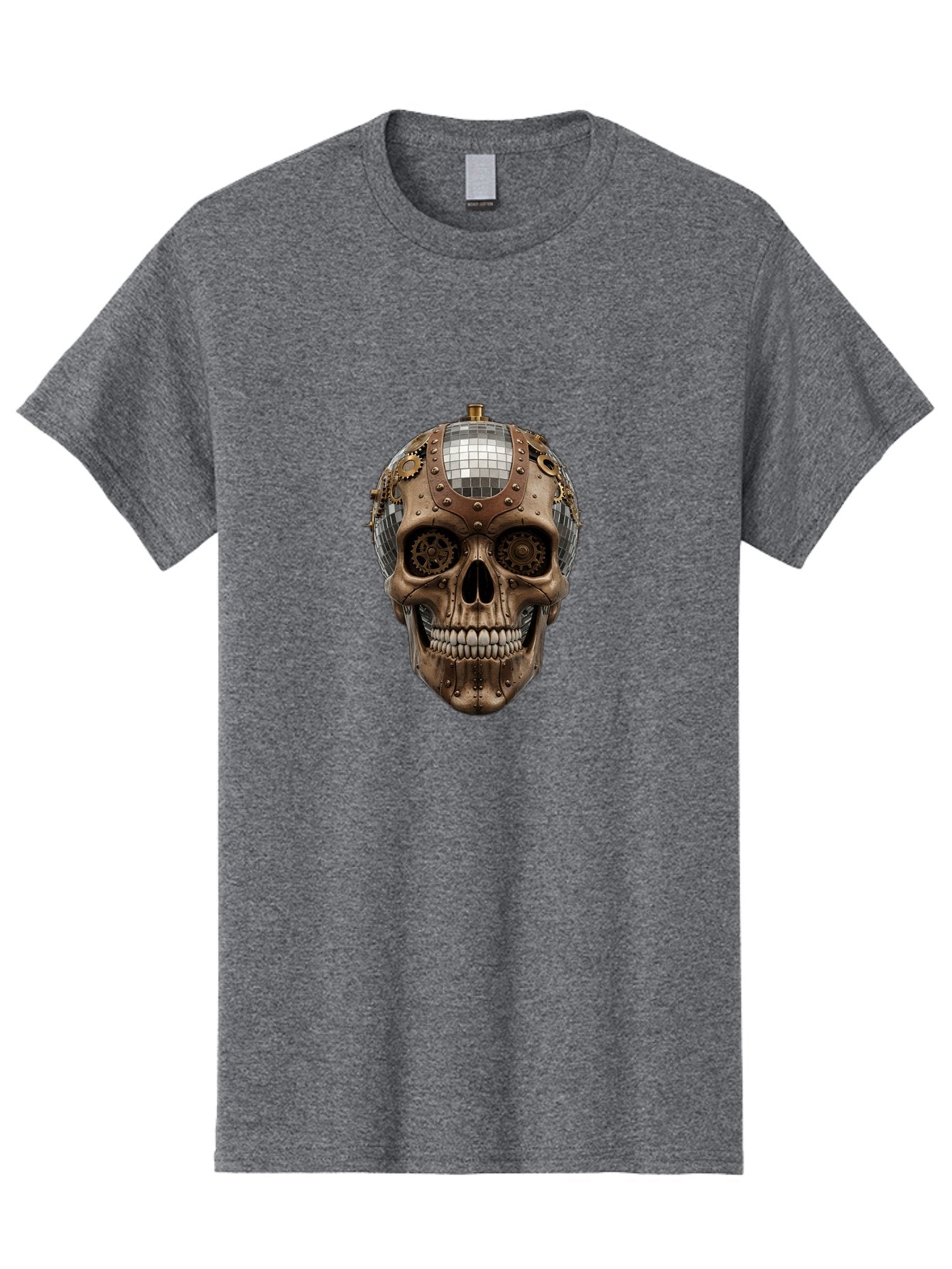 Steampunk-Skull Men'S Graphic Tee, 100% Cotton, Comfortable Casual Summer Wear, Machine Washable, Vintage Camera, Old Camera, Antique Camera, Black Camera, Classic Photography, Photography Equipment, Nostalgic Device, Film Camera, Camera Art Bal422 3