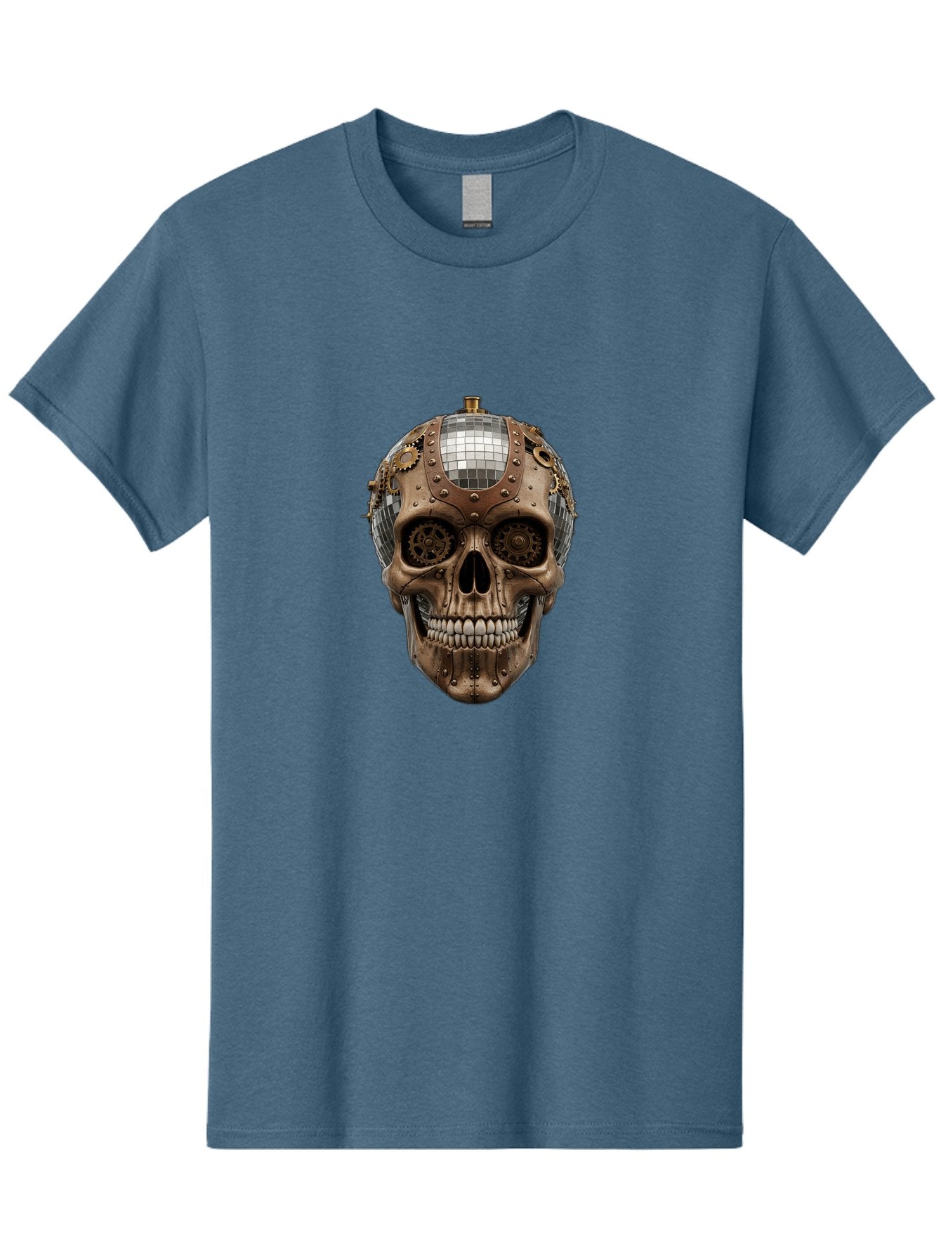 Steampunk-Skull Men'S Graphic Tee, 100% Cotton, Comfortable Casual Summer Wear, Machine Washable, Vintage Camera, Old Camera, Antique Camera, Black Camera, Classic Photography, Photography Equipment, Nostalgic Device, Film Camera, Camera Art Bal422 11