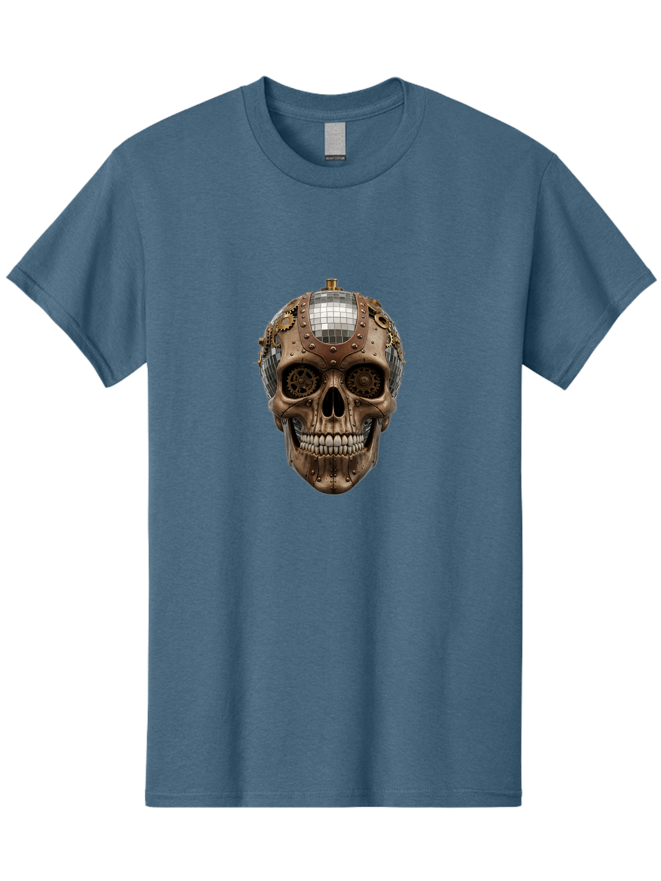 Steampunk-Skull Men'S Graphic Tee, 100% Cotton, Comfortable Casual Summer Wear, Machine Washable, Vintage Camera, Old Camera, Antique Camera, Black Camera, Classic Photography, Photography Equipment, Nostalgic Device, Film Camera, Camera Art Bal422 4