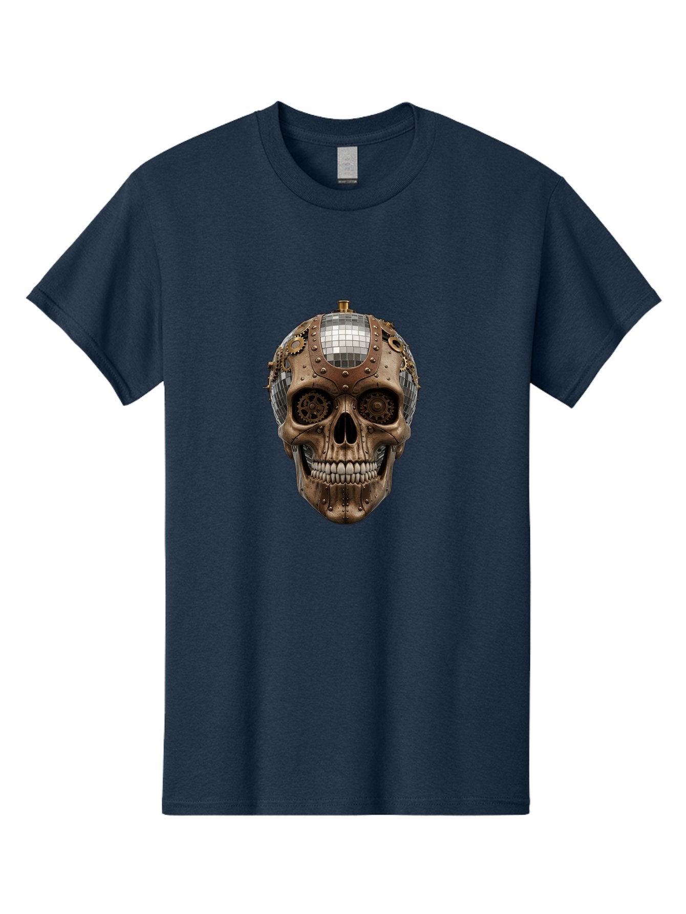 Steampunk-Skull Men'S Graphic Tee, 100% Cotton, Comfortable Casual Summer Wear, Machine Washable, Vintage Camera, Old Camera, Antique Camera, Black Camera, Classic Photography, Photography Equipment, Nostalgic Device, Film Camera, Camera Art Bal422 7