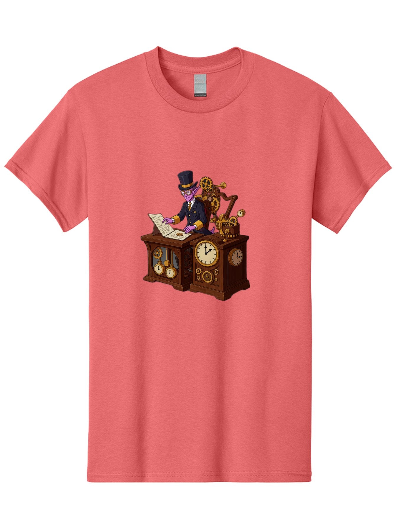 Steampunk-Timekeeper Men'S Graphic Tee, 100% Cotton, Comfortable Casual Summer Wear, Machine Washable, Vintage Camera, Old Camera, Antique Camera, Black Camera, Classic Photography, Photography Equipment, Nostalgic Device, Film Camera, Bal424 11