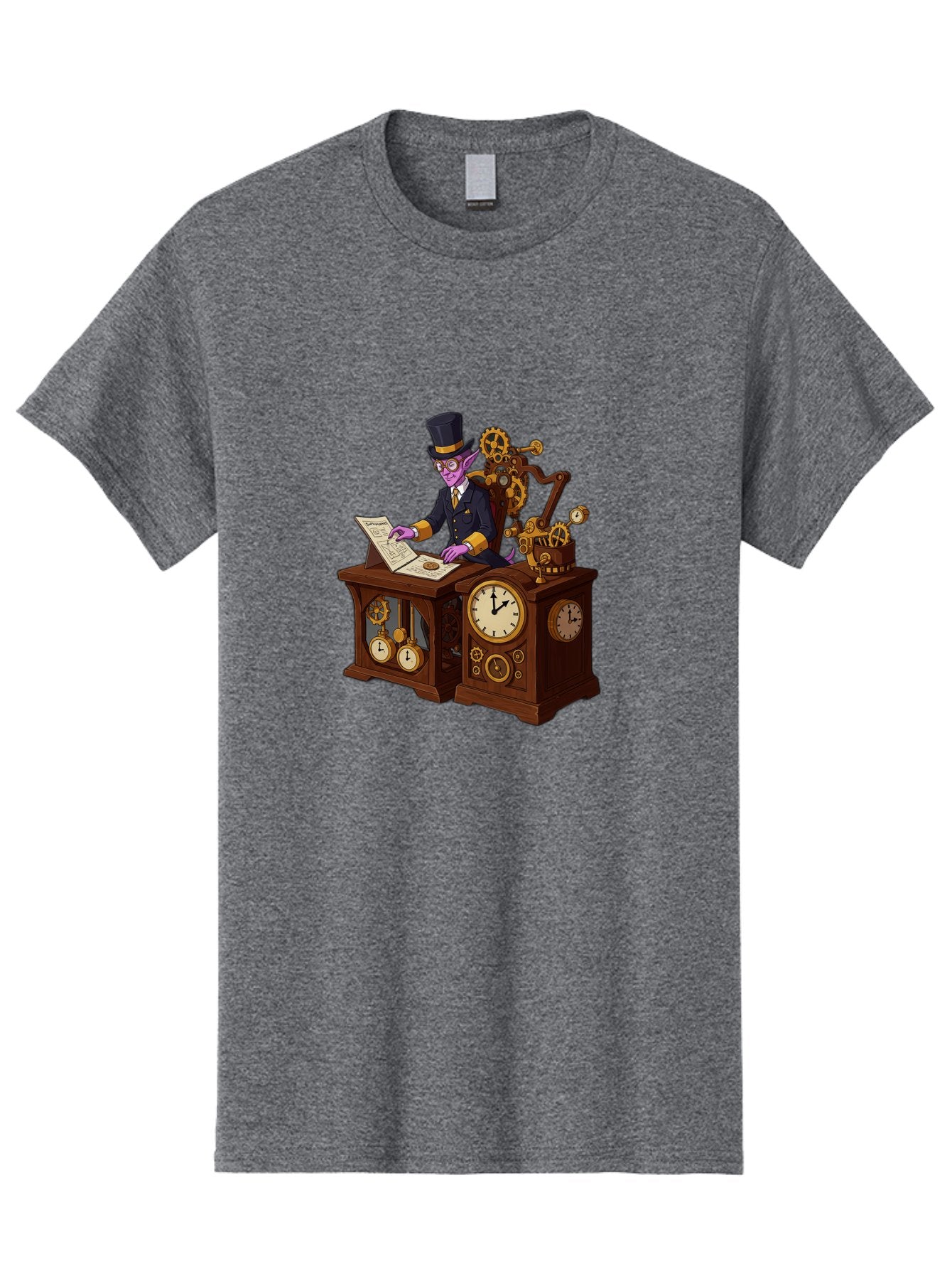 Steampunk-Timekeeper Men'S Graphic Tee, 100% Cotton, Comfortable Casual Summer Wear, Machine Washable, Vintage Camera, Old Camera, Antique Camera, Black Camera, Classic Photography, Photography Equipment, Nostalgic Device, Film Camera, Bal424 13