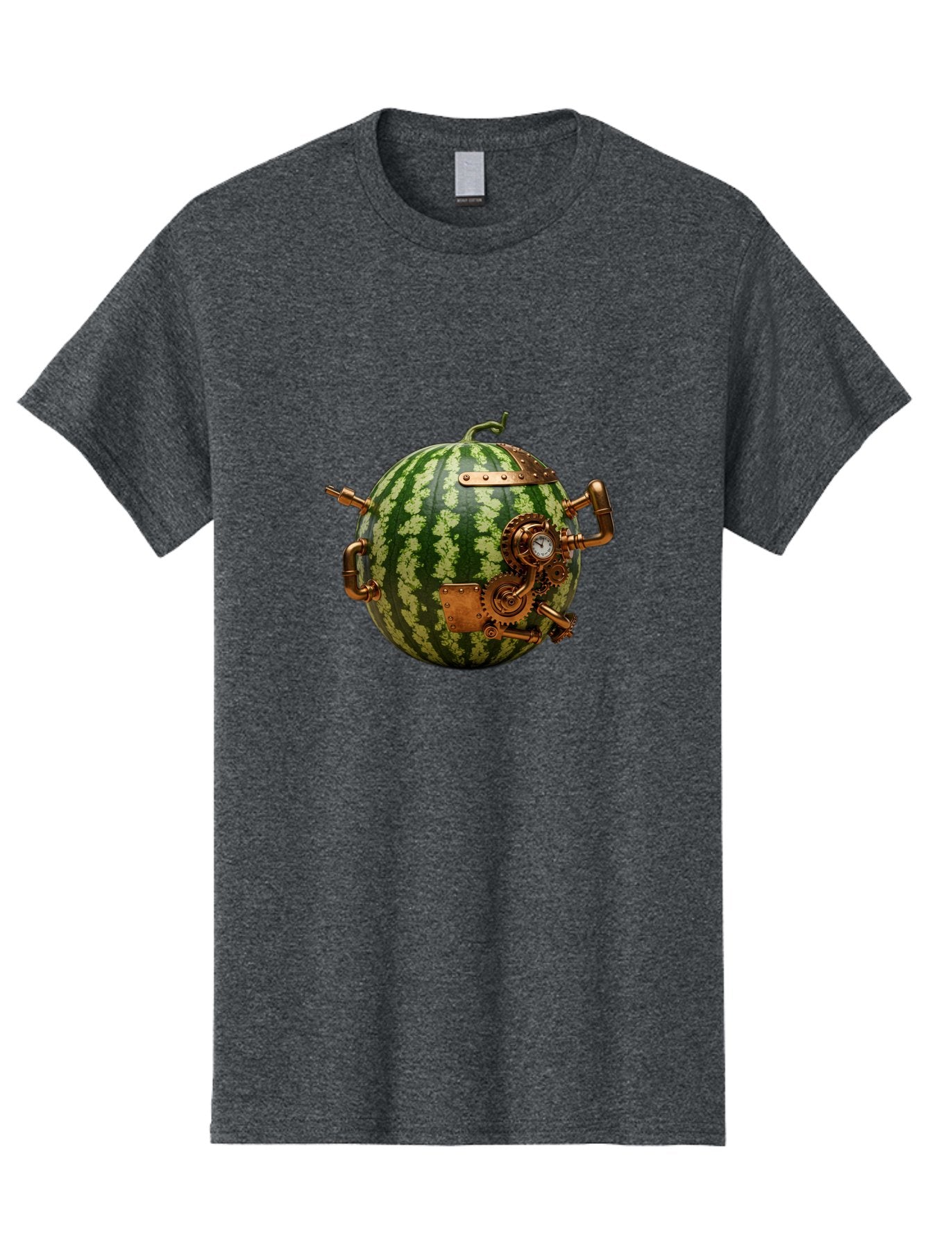 Steampunk-Watermelon Men'S Graphic Tee, 100% Cotton, Comfortable Casual Summer Wear, Machine Washable, Vintage Camera, Old Camera, Antique Camera, Black Camera, Classic Photography, Photography Equipment, Nostalgic Device, Film Camera, Bal425 10