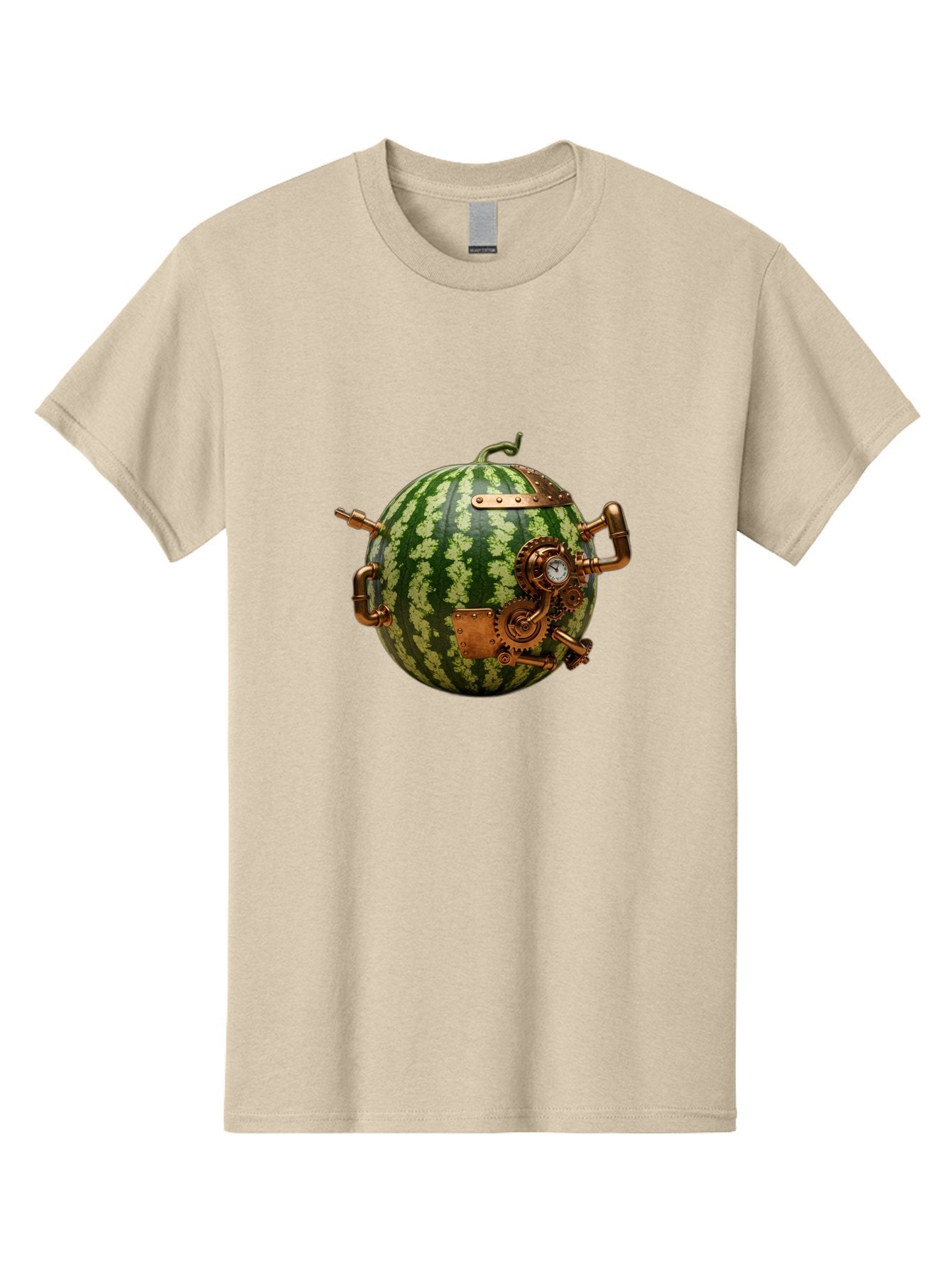 Steampunk-Watermelon Men'S Graphic Tee, 100% Cotton, Comfortable Casual Summer Wear, Machine Washable, Vintage Camera, Old Camera, Antique Camera, Black Camera, Classic Photography, Photography Equipment, Nostalgic Device, Film Camera, Bal425 15