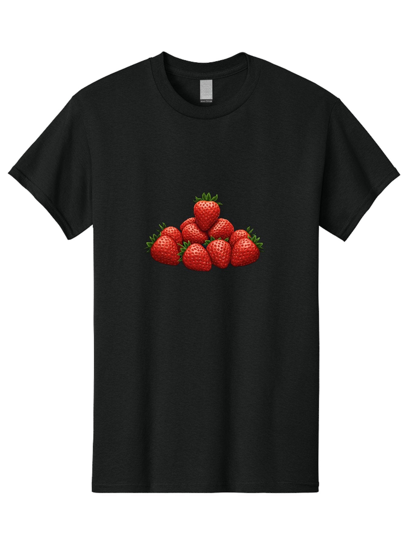 Strawberries-1 Men'S Graphic Tee, 100% Cotton, Comfortable Casual Summer Wear, Machine Washable, Vintage Camera, Old Camera, Antique Camera, Black Camera, Classic Photography, Photography Equipment, Nostalgic Device, Film Camera, Camera Art Bal427