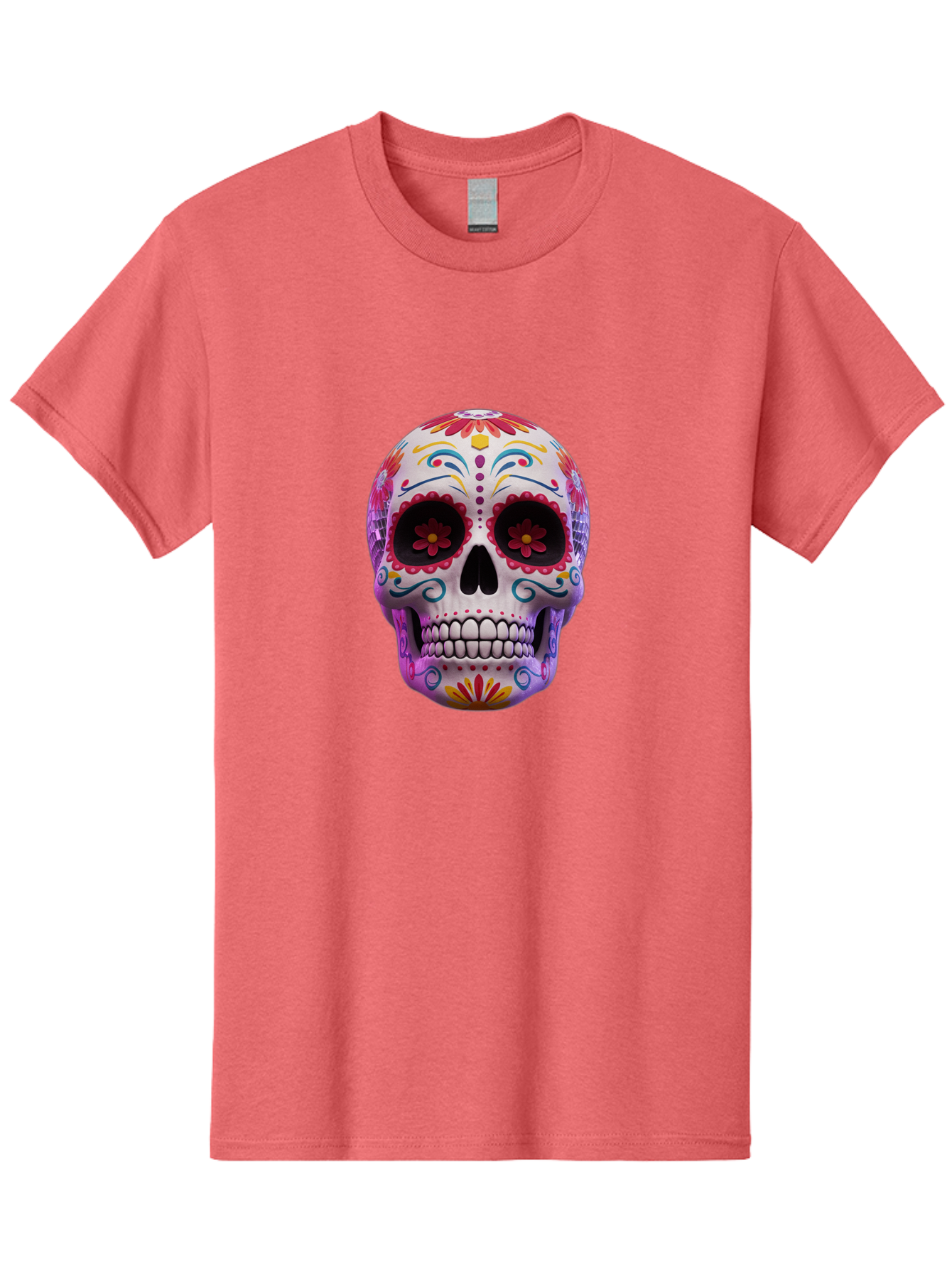 Sugar-Skull-1 Men'S Graphic Tee, 100% Cotton, Comfortable Casual Summer Wear, Machine Washable, Vintage Camera, Old Camera, Antique Camera, Black Camera, Classic Photography, Photography Equipment, Nostalgic Device, Film Camera, Camera Art Bal435 3