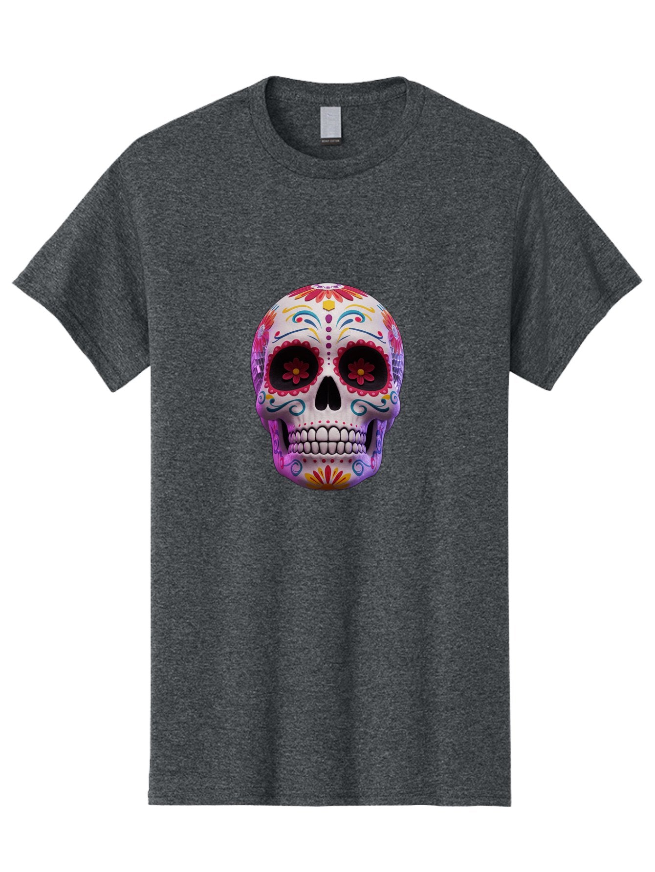 Sugar-Skull-1 Men'S Graphic Tee, 100% Cotton, Comfortable Casual Summer Wear, Machine Washable, Vintage Camera, Old Camera, Antique Camera, Black Camera, Classic Photography, Photography Equipment, Nostalgic Device, Film Camera, Camera Art Bal435 9