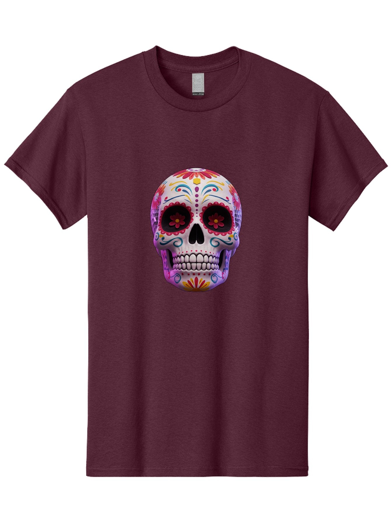 Sugar-Skull-1 Men'S Graphic Tee, 100% Cotton, Comfortable Casual Summer Wear, Machine Washable, Vintage Camera, Old Camera, Antique Camera, Black Camera, Classic Photography, Photography Equipment, Nostalgic Device, Film Camera, Camera Art Bal435 11