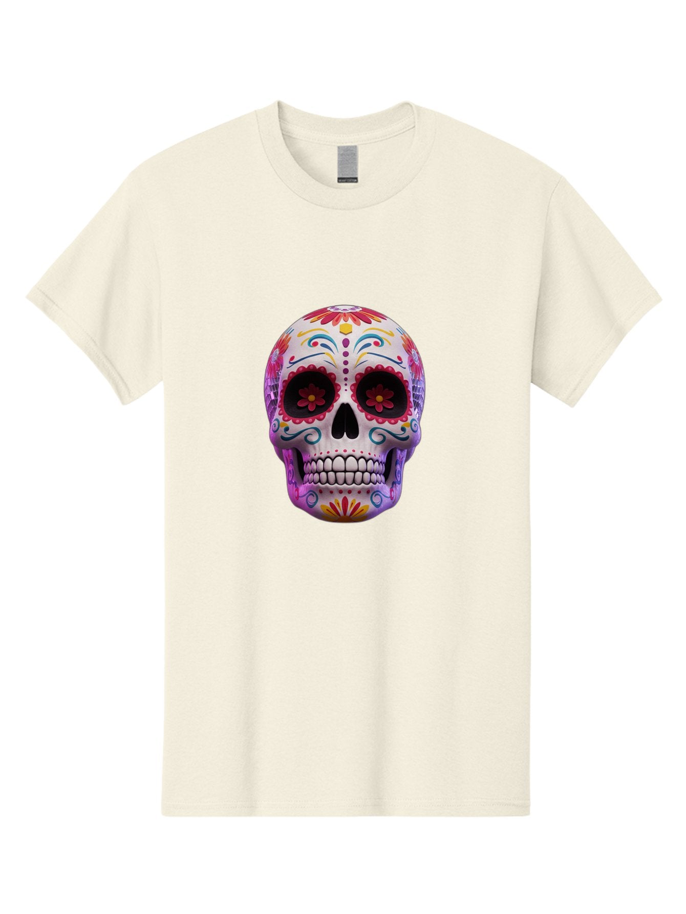 Sugar-Skull-1 Men'S Graphic Tee, 100% Cotton, Comfortable Casual Summer Wear, Machine Washable, Vintage Camera, Old Camera, Antique Camera, Black Camera, Classic Photography, Photography Equipment, Nostalgic Device, Film Camera, Camera Art Bal435
