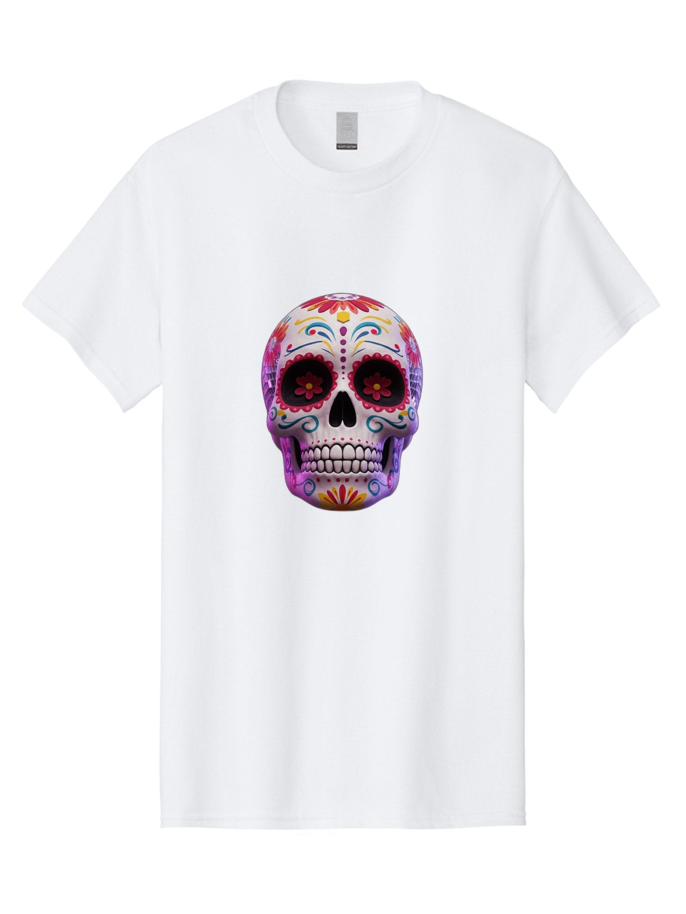 Sugar-Skull-1 Men'S Graphic Tee, 100% Cotton, Comfortable Casual Summer Wear, Machine Washable, Vintage Camera, Old Camera, Antique Camera, Black Camera, Classic Photography, Photography Equipment, Nostalgic Device, Film Camera, Camera Art Bal435 13