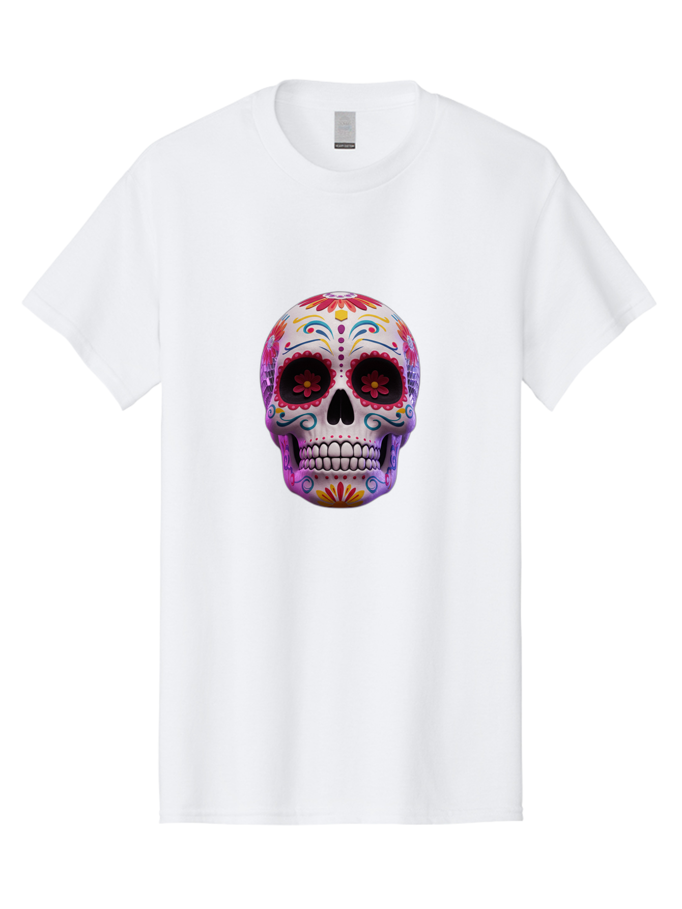 Sugar-Skull-1 Men'S Graphic Tee, 100% Cotton, Comfortable Casual Summer Wear, Machine Washable, Vintage Camera, Old Camera, Antique Camera, Black Camera, Classic Photography, Photography Equipment, Nostalgic Device, Film Camera, Camera Art Bal435 15