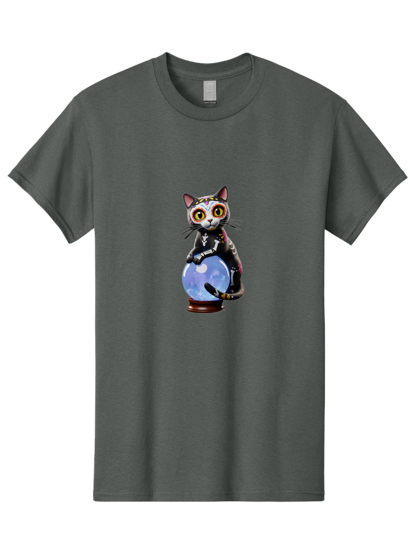 Sugar-Skull-Cat Men'S Graphic Tee, 100% Cotton, Comfortable Casual Summer Wear, Machine Washable, Vintage Camera, Old Camera, Antique Camera, Black Camera, Classic Photography, Photography Equipment, Nostalgic Device, Film Camera, Camera Art Bal436
