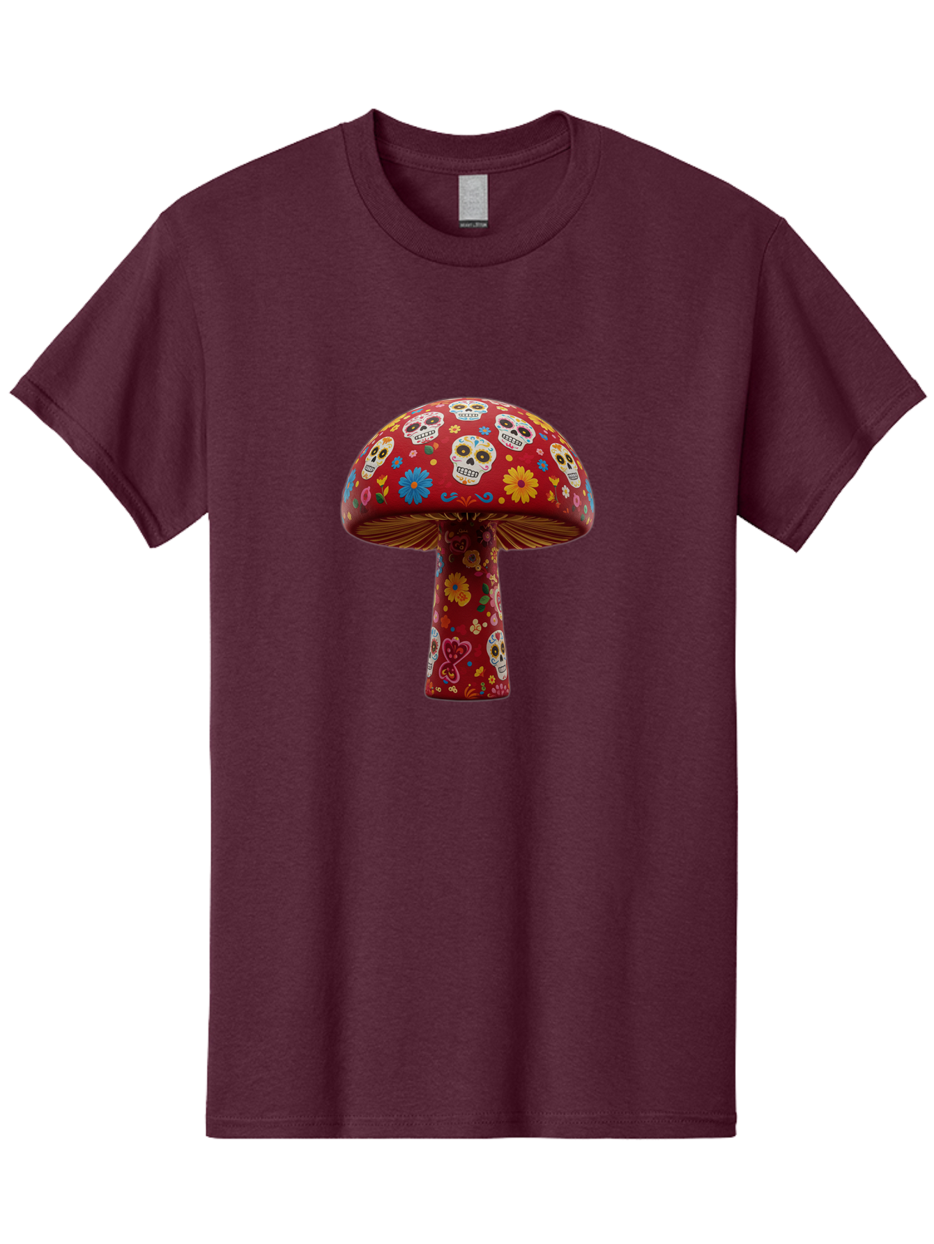 Sugar-Skull-Mushroom Men'S Graphic Tee, 100% Cotton, Comfortable Casual Summer Wear, Machine Washable, Vintage Camera, Old Camera, Antique Camera, Black Camera, Classic Photography, Photography Equipment, Nostalgic Device, Film Camera, Bal437 14