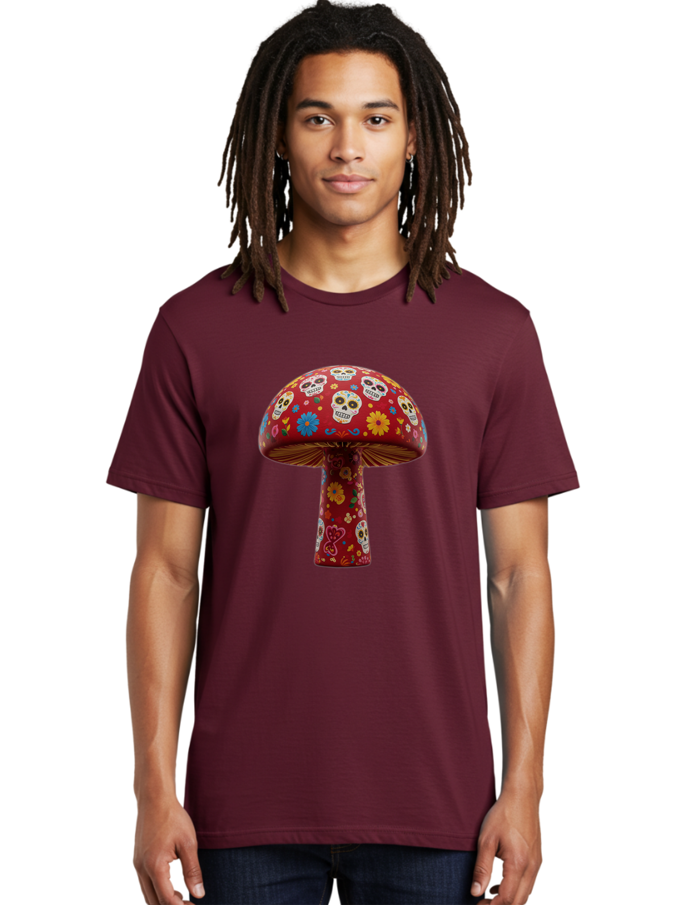 Sugar-Skull-Mushroom Men'S Graphic Tee, 100% Cotton, Comfortable Casual Summer Wear, Machine Washable, Vintage Camera, Old Camera, Antique Camera, Black Camera, Classic Photography, Photography Equipment, Nostalgic Device, Film Camera, Bal437 29