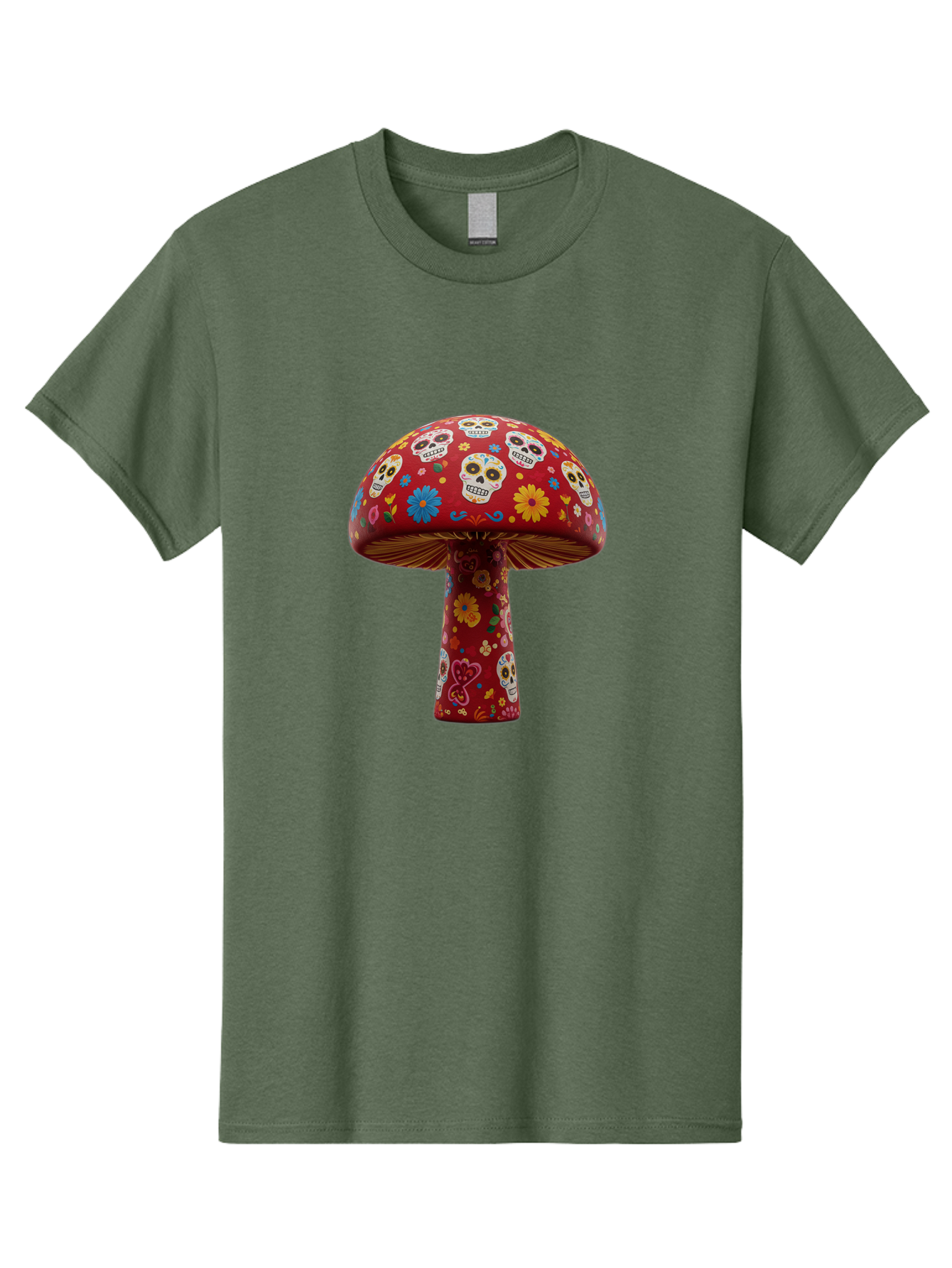 Sugar-Skull-Mushroom Men'S Graphic Tee, 100% Cotton, Comfortable Casual Summer Wear, Machine Washable, Vintage Camera, Old Camera, Antique Camera, Black Camera, Classic Photography, Photography Equipment, Nostalgic Device, Film Camera, Bal437 15