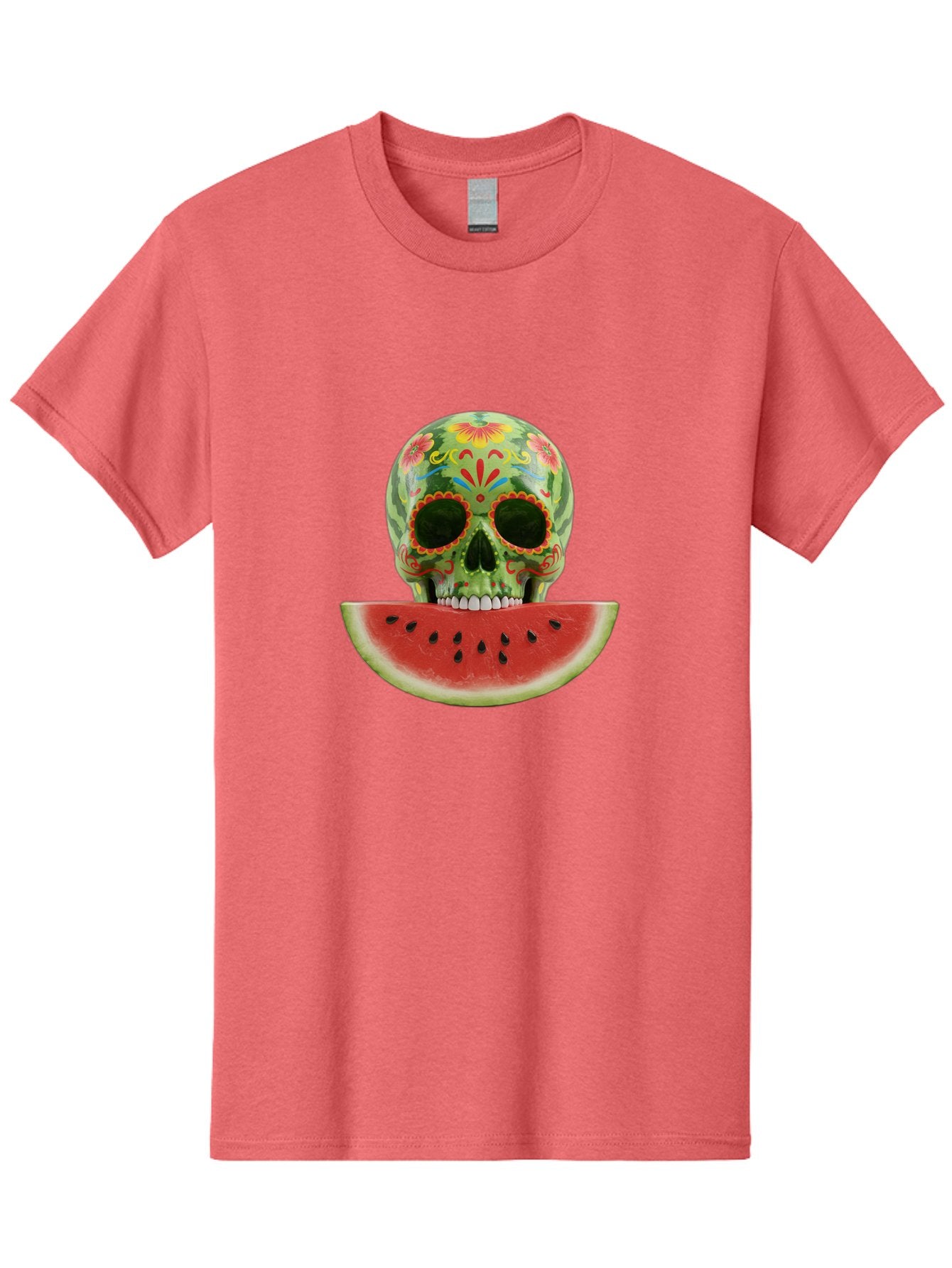 Sugar-Skull-Watermelon Men'S Graphic Tee, 100% Cotton, Comfortable Casual Summer Wear, Machine Washable, Vintage Camera, Old Camera, Antique Camera, Black Camera, Classic Photography, Photography Equipment, Nostalgic Device, Film Camera, Bal438 10