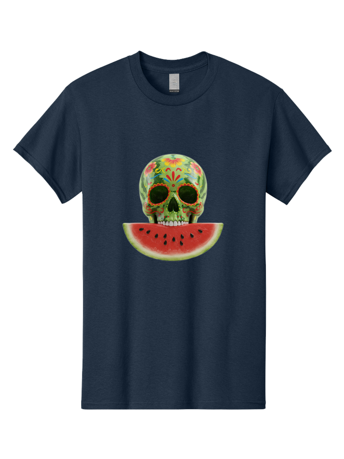 Sugar-Skull-Watermelon Men'S Graphic Tee, 100% Cotton, Comfortable Casual Summer Wear, Machine Washable, Vintage Camera, Old Camera, Antique Camera, Black Camera, Classic Photography, Photography Equipment, Nostalgic Device, Film Camera, Bal438 11