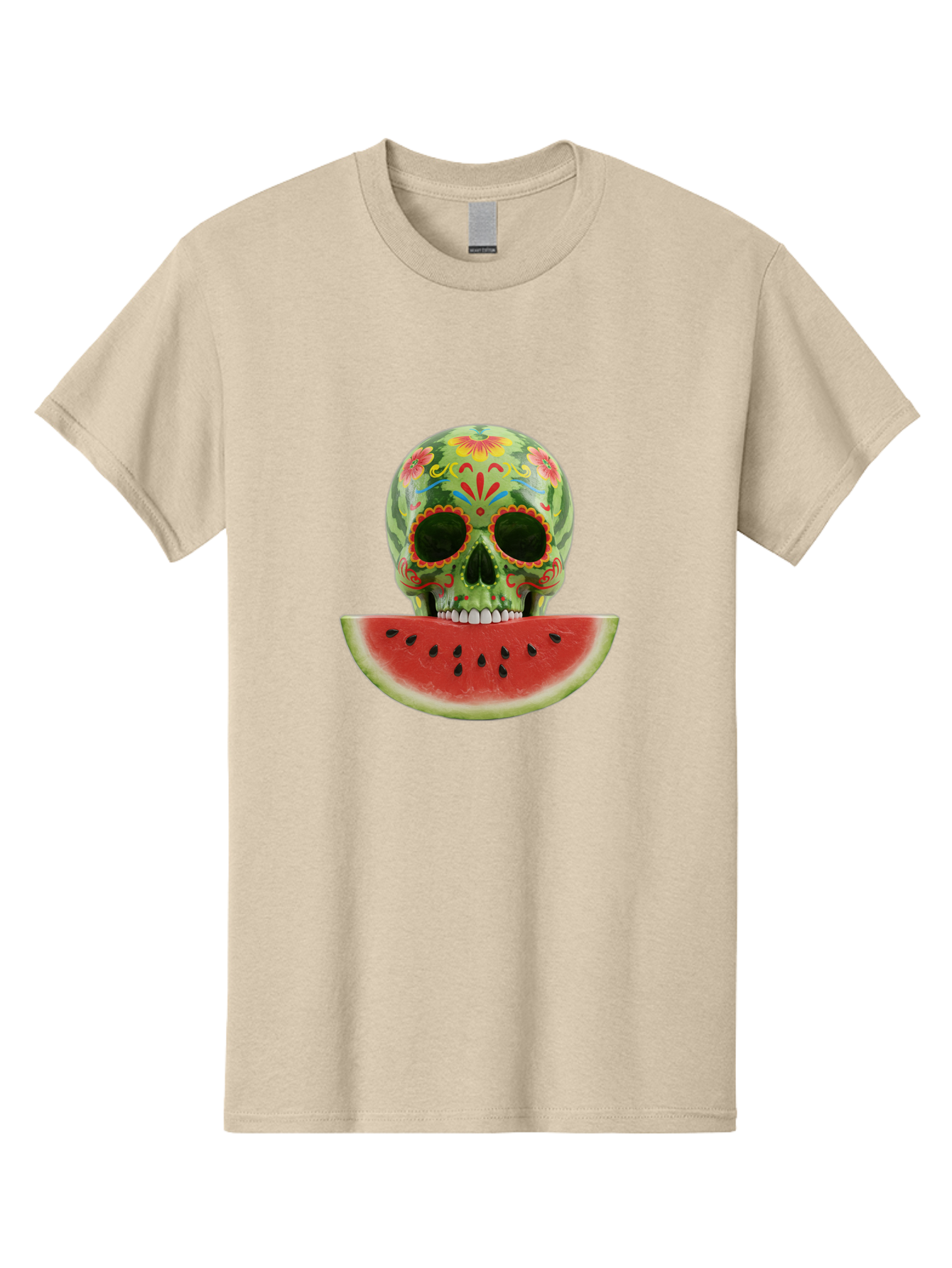 Sugar-Skull-Watermelon Men'S Graphic Tee, 100% Cotton, Comfortable Casual Summer Wear, Machine Washable, Vintage Camera, Old Camera, Antique Camera, Black Camera, Classic Photography, Photography Equipment, Nostalgic Device, Film Camera, Bal438 15