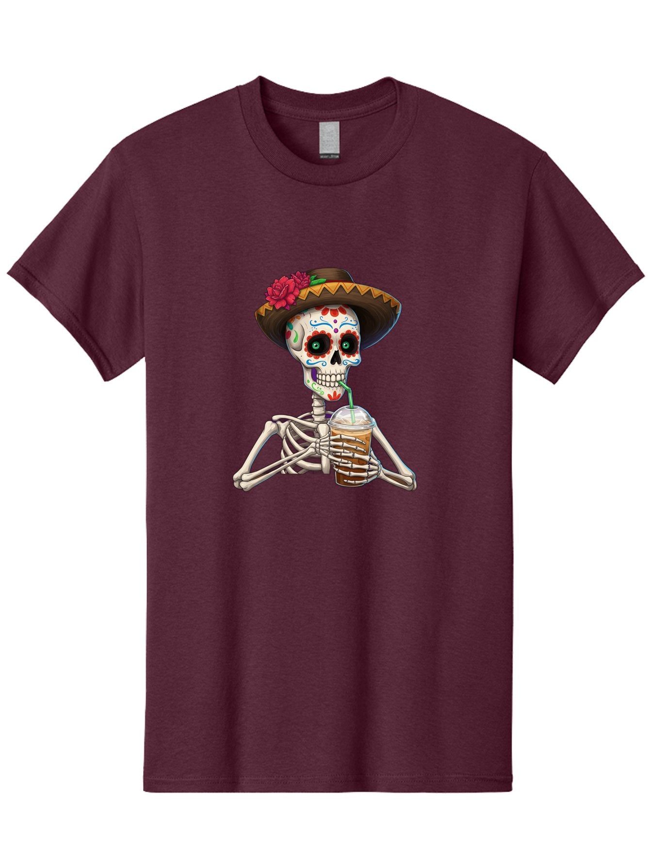 Sugar-Skull Men'S Graphic Tee, 100% Cotton, Comfortable Casual Summer Wear, Machine Washable, Vintage Camera, Old Camera, Antique Camera, Black Camera, Classic Photography, Photography Equipment, Nostalgic Device, Film Camera, Camera Art Bal439