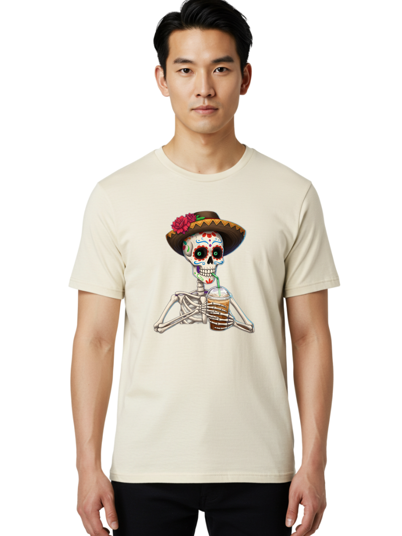 Sugar-Skull Men'S Graphic Tee, 100% Cotton, Comfortable Casual Summer Wear, Machine Washable, Vintage Camera, Old Camera, Antique Camera, Black Camera, Classic Photography, Photography Equipment, Nostalgic Device, Film Camera, Camera Art Bal439 19