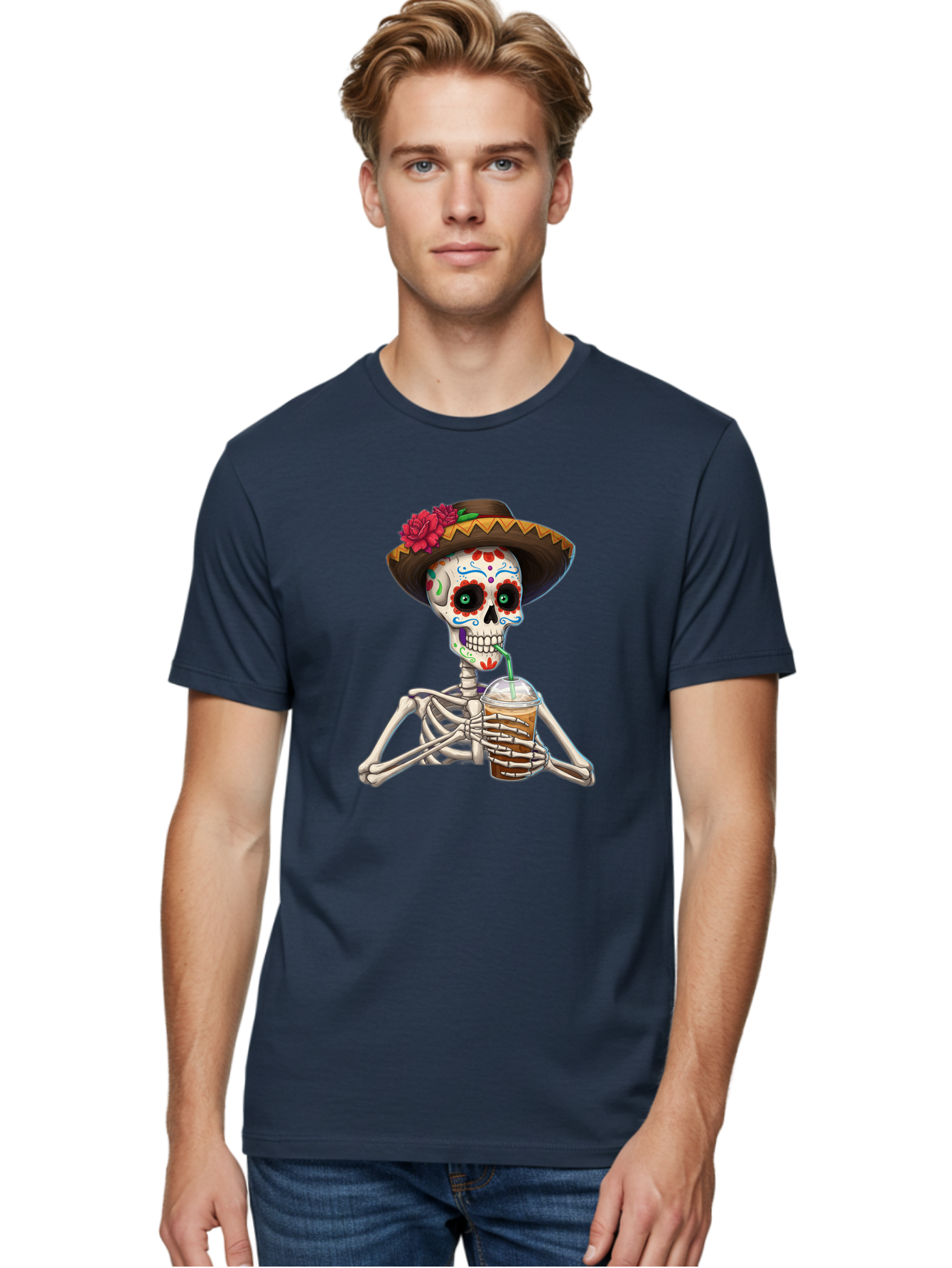 Sugar-Skull Men'S Graphic Tee, 100% Cotton, Comfortable Casual Summer Wear, Machine Washable, Vintage Camera, Old Camera, Antique Camera, Black Camera, Classic Photography, Photography Equipment, Nostalgic Device, Film Camera, Camera Art Bal439 25