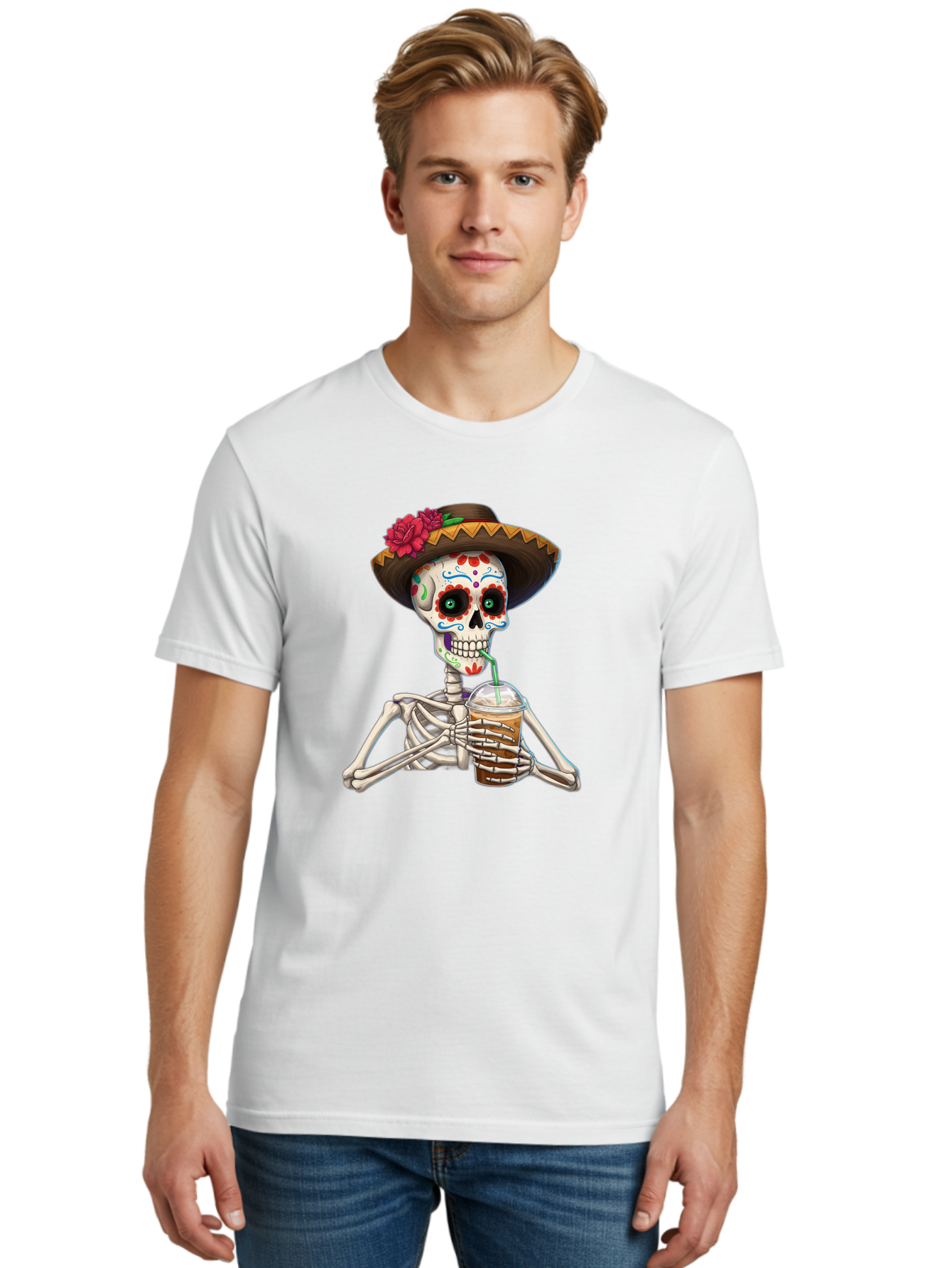 Sugar-Skull Men'S Graphic Tee, 100% Cotton, Comfortable Casual Summer Wear, Machine Washable, Vintage Camera, Old Camera, Antique Camera, Black Camera, Classic Photography, Photography Equipment, Nostalgic Device, Film Camera, Camera Art Bal439 30