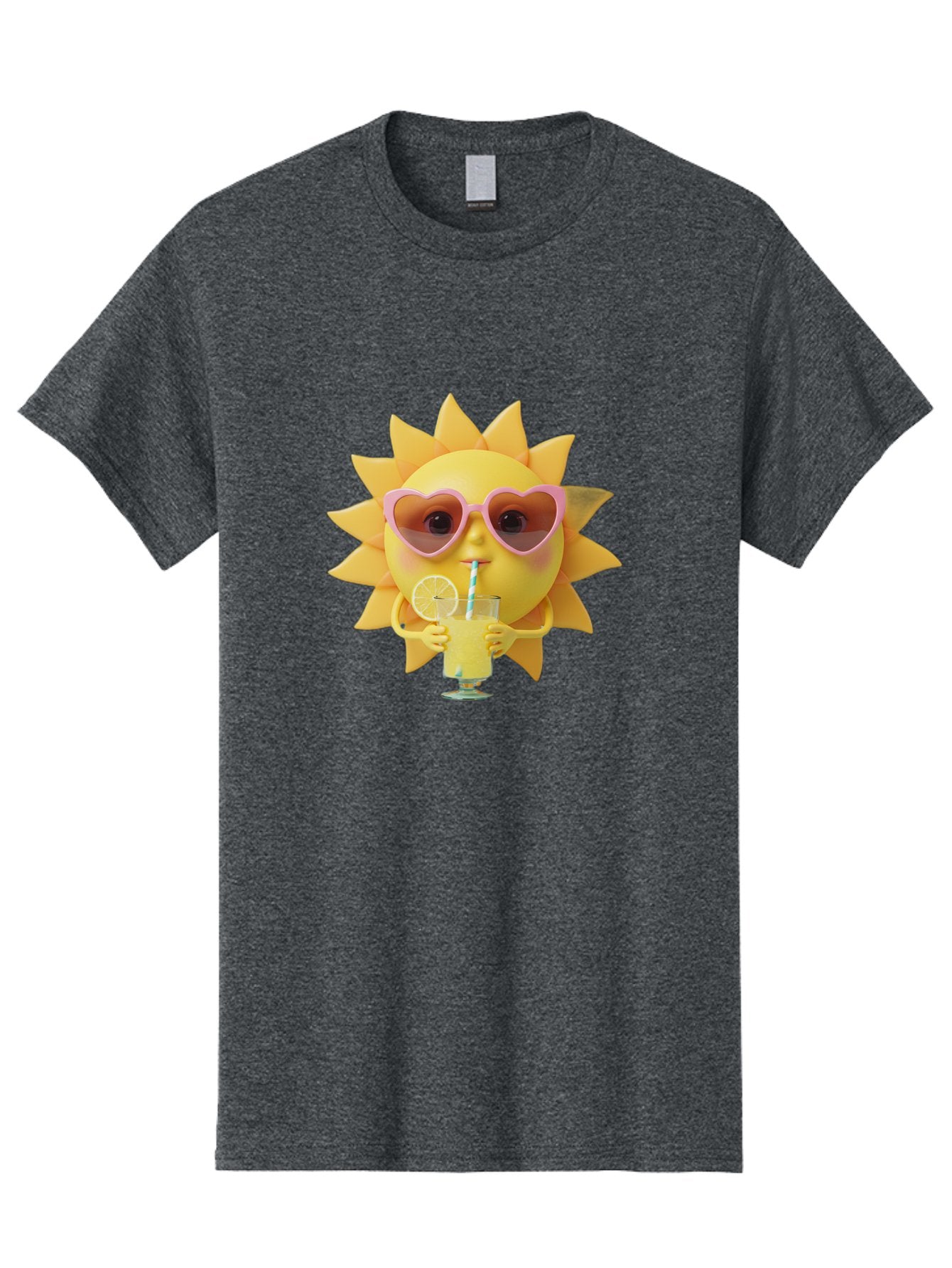 Sun-With-Sunglasses-Drinking-Lemonade Men'S Graphic Tee, 100% Cotton, Comfortable Casual Summer Wear, Machine Washable, Vintage Camera, Old Camera, Antique Camera, Black Camera, Classic Photography, Photography Equipment, Nostalgic Device, Bal444 9