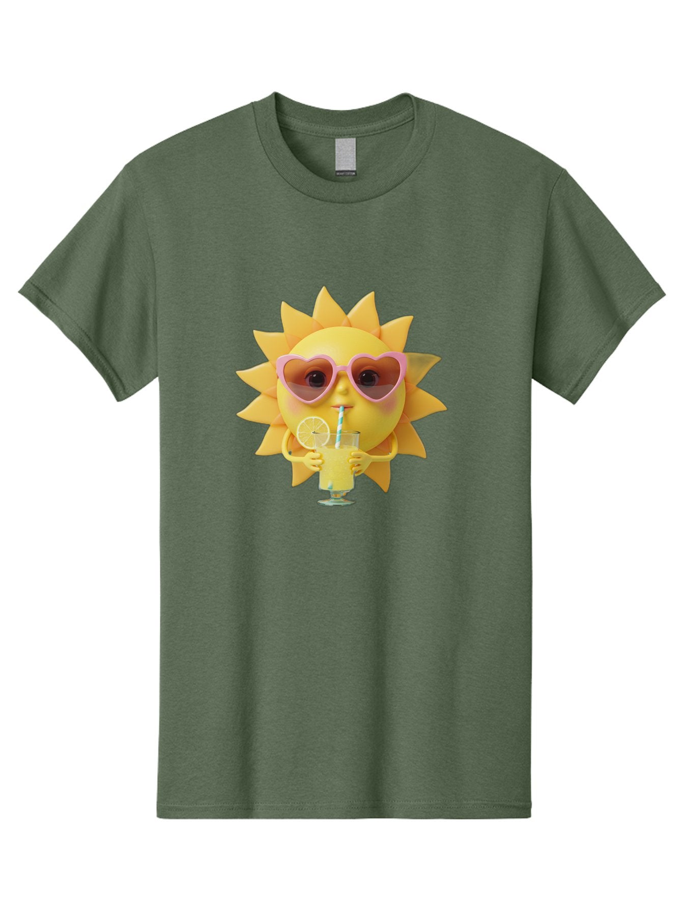 Sun-With-Sunglasses-Drinking-Lemonade Men'S Graphic Tee, 100% Cotton, Comfortable Casual Summer Wear, Machine Washable, Vintage Camera, Old Camera, Antique Camera, Black Camera, Classic Photography, Photography Equipment, Nostalgic Device, Bal444 8