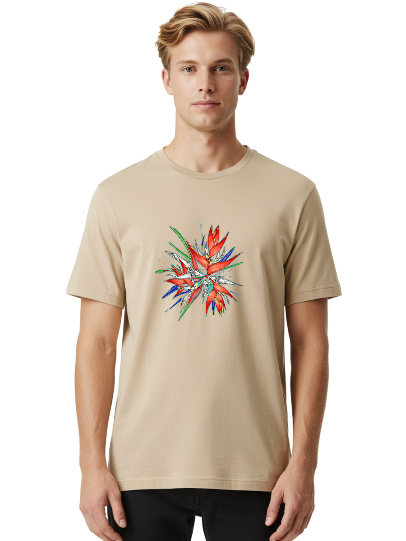 Symmetrical-Bird-Of-Paradise Men'S Graphic Tee, 100% Cotton, Comfortable Casual Summer Wear, Machine Washable, Vintage Camera, Old Camera, Antique Camera, Black Camera, Classic Photography, Photography Equipment, Nostalgic Device, Film Camera, Bal457 29