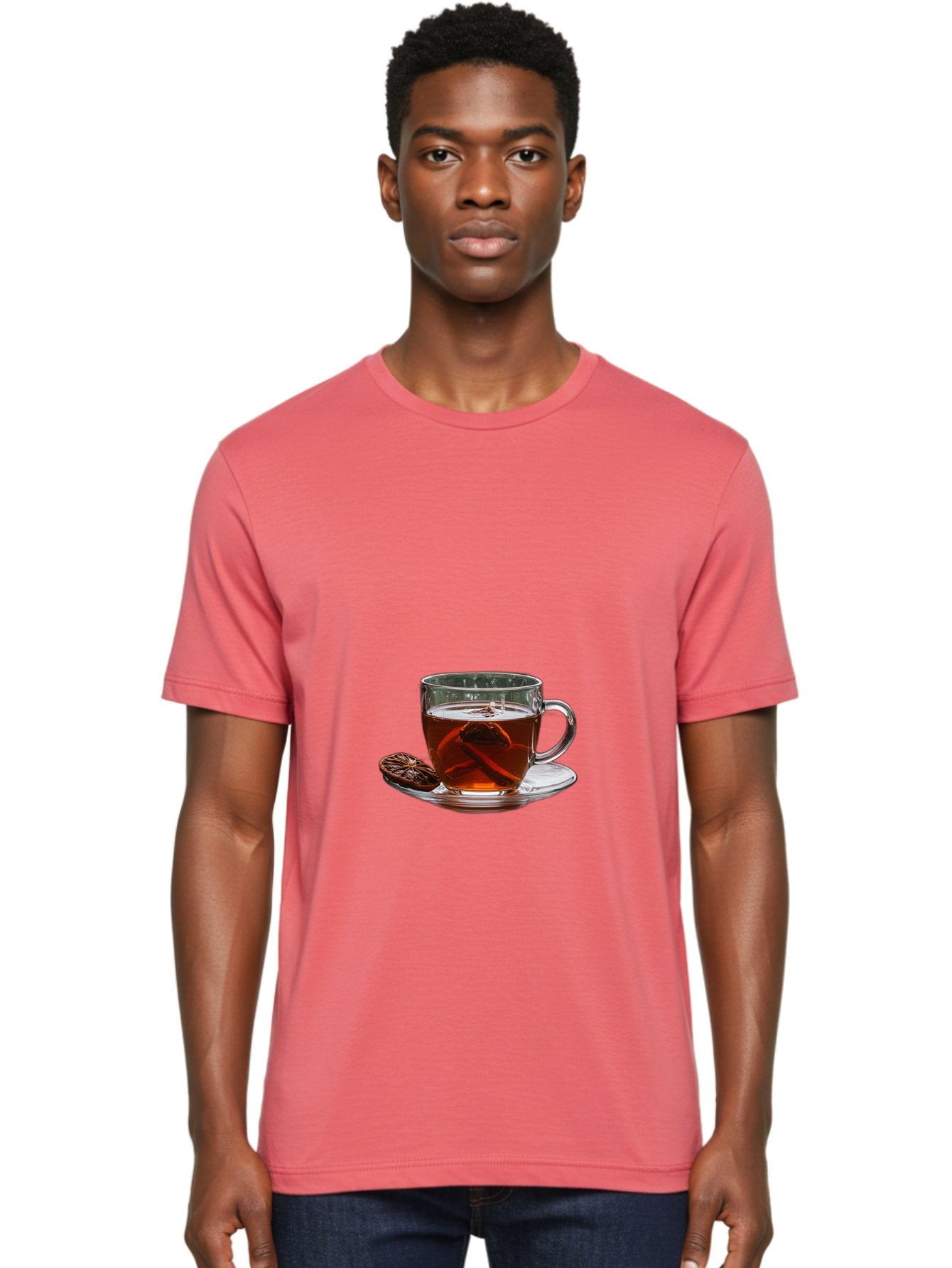 Tea-In-Glass-Cup Men'S Graphic Tee, 100% Cotton, Comfortable Casual Summer Wear, Machine Washable, Vintage Camera, Old Camera, Antique Camera, Black Camera, Classic Photography, Photography Equipment, Nostalgic Device, Film Camera, Camera Art Bal464 27