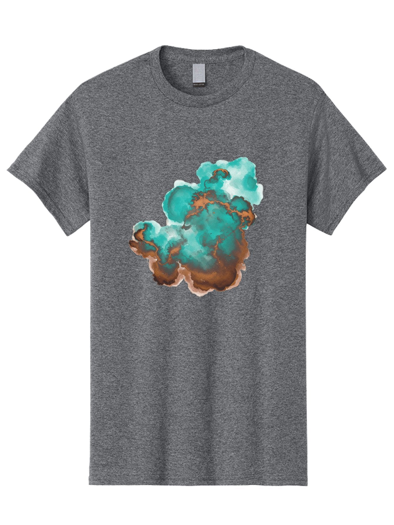 Teal-And-Brown-Abstract Men'S Graphic Tee, 100% Cotton, Comfortable Casual Summer Wear, Machine Washable, Vintage Camera, Old Camera, Antique Camera, Black Camera, Classic Photography, Photography Equipment, Nostalgic Device, Film Camera, Bal465 10