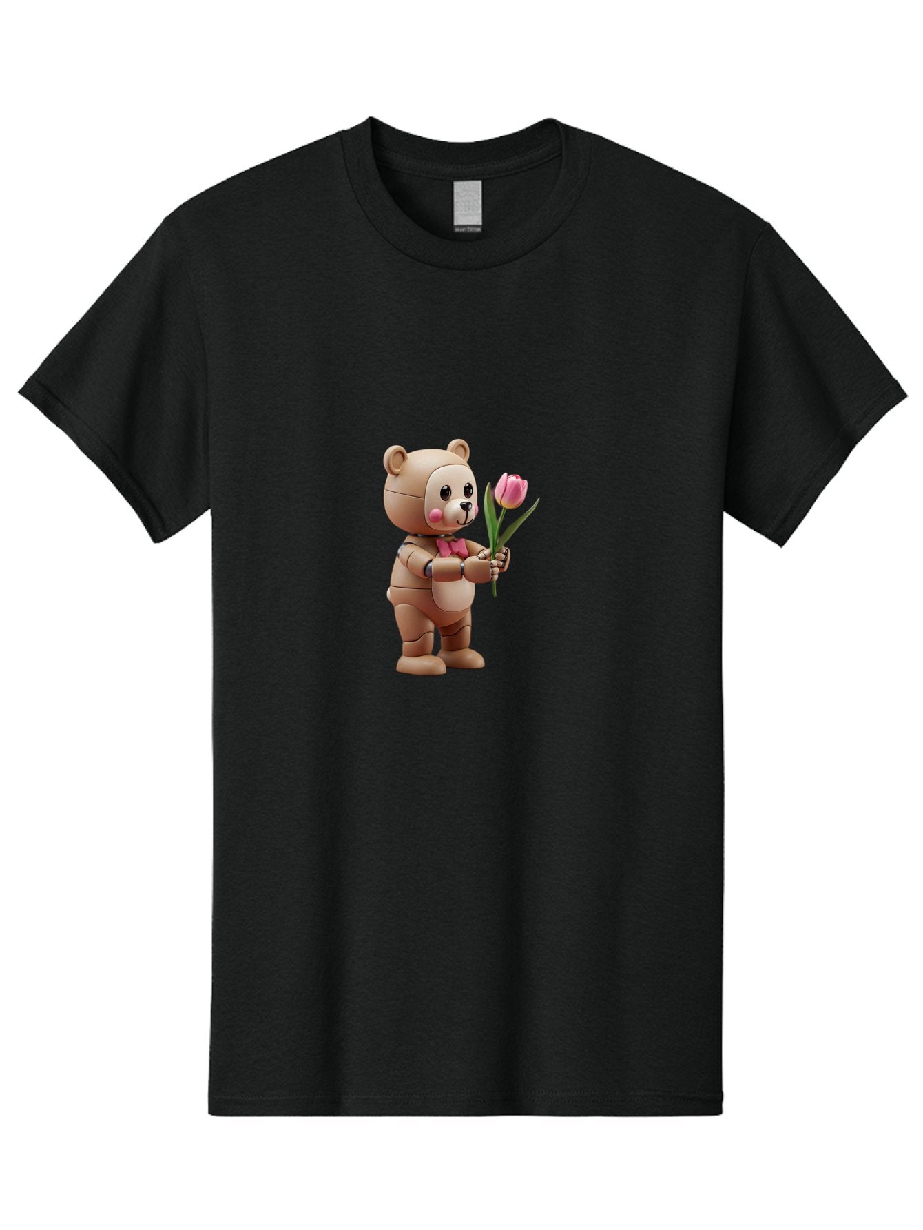 Teddy-Bear-Robot Men'S Graphic Tee, 100% Cotton, Comfortable Casual Summer Wear, Machine Washable, Vintage Camera, Old Camera, Antique Camera, Black Camera, Classic Photography, Photography Equipment, Nostalgic Device, Film Camera, Camera Art Bal469 14